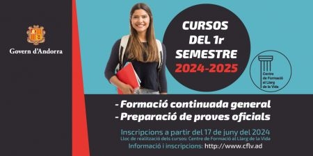 S’obren les inscripcions als cursos del pròxim semestre del Centre de Formació al Llarg de la Vida