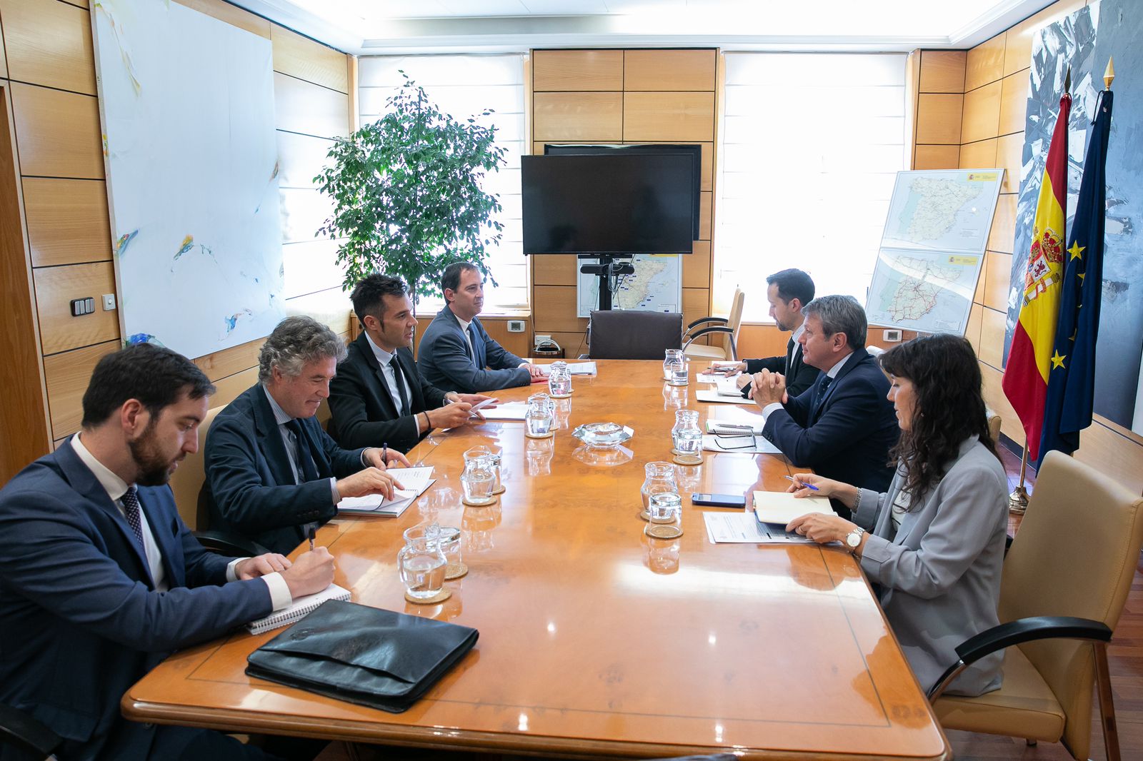 Andorra i Espanya avancen per millorar les connexions de mobilitat entre els dos Estats