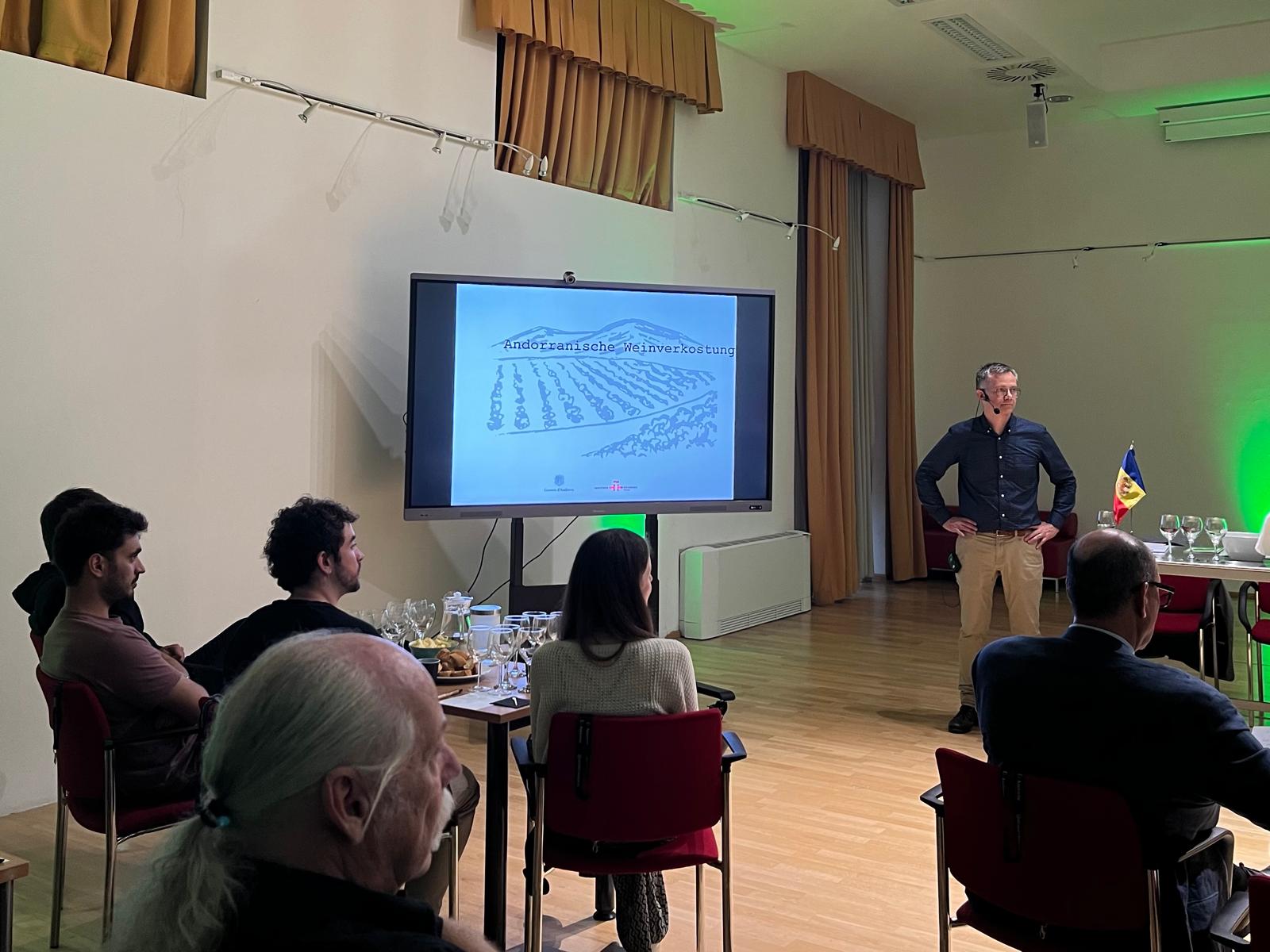 Els vins d’Andorra participen en el Cicle Degusta a Viena