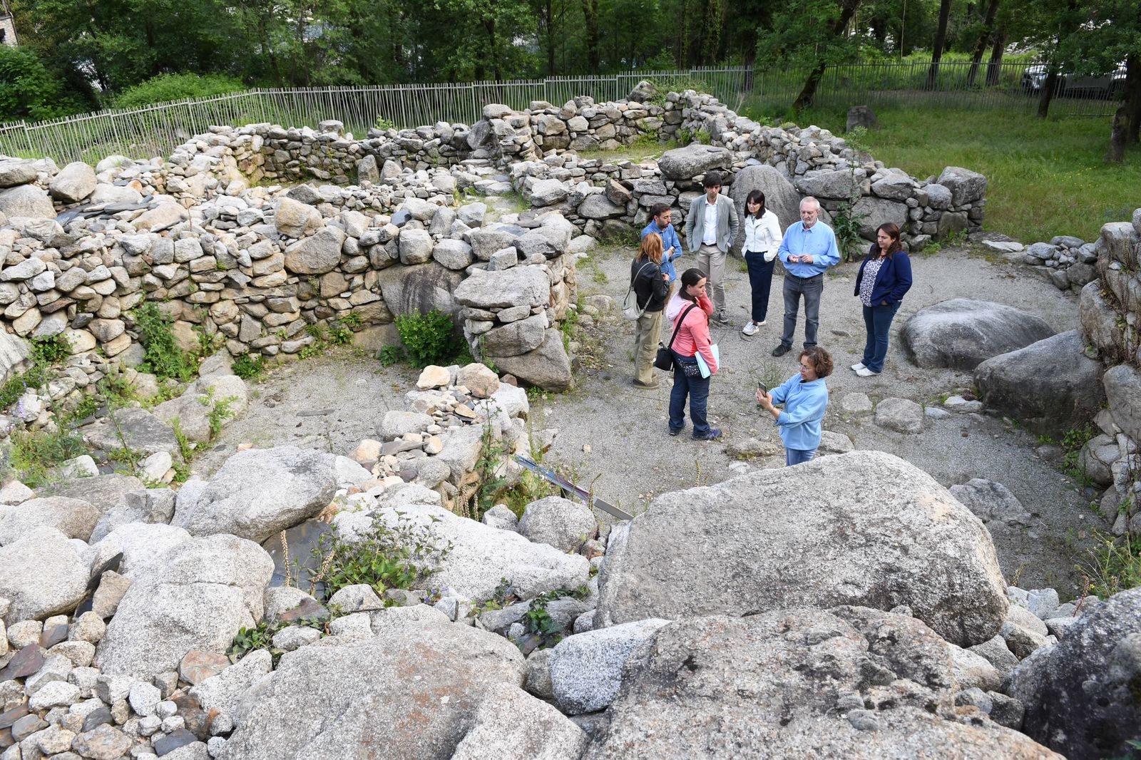 Visita al Jaciment de la Margineda per conèixer l’estat dels treballs de restauració