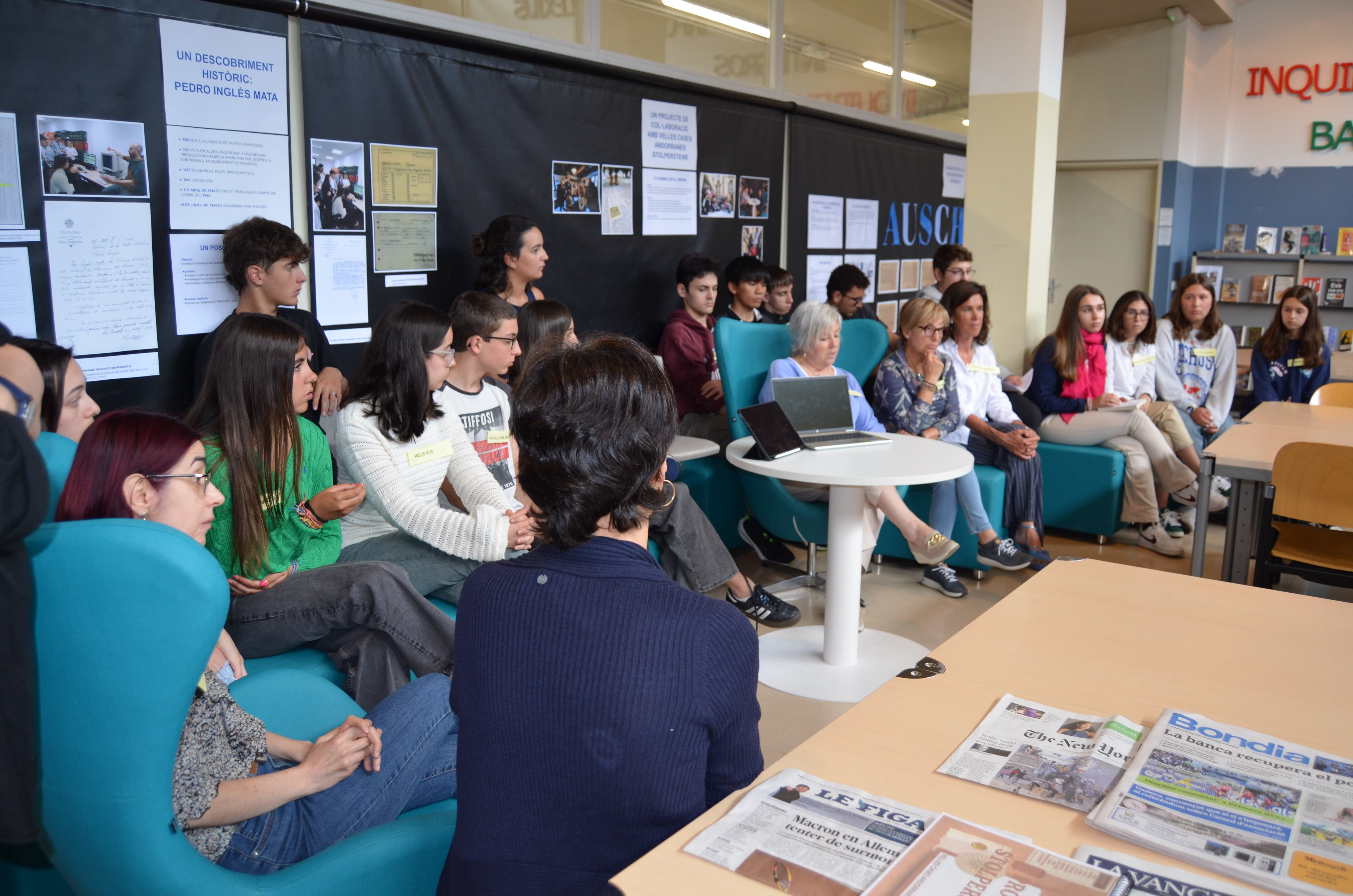 L’alumnat de batxillerat de l’Escola Andorrana descobreix un 14è deportat als camps de concentració nazis