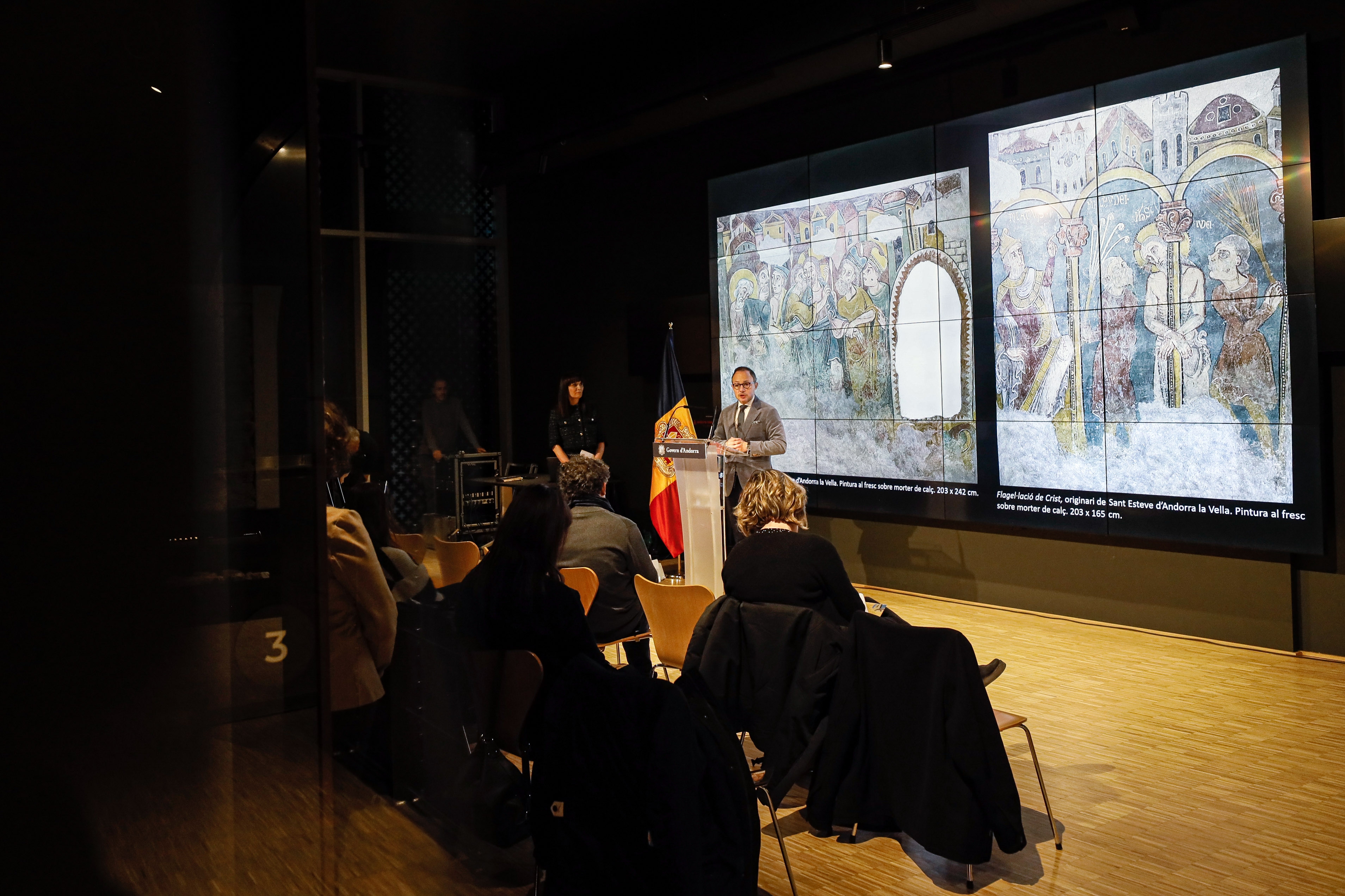 Comencen les obres de condicionament de l’Espai Columba per acollir les pintures murals de Sant Esteve