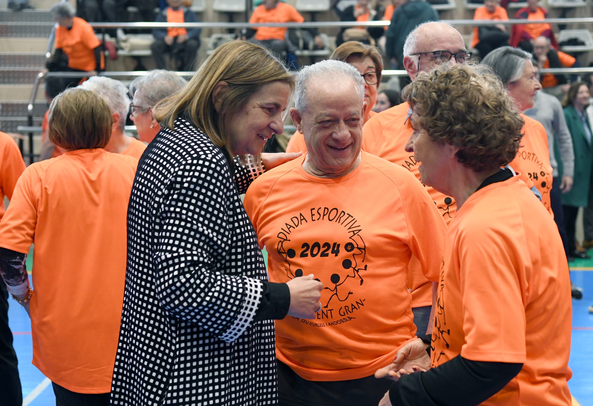 Unes 300 persones participen a la 13a Diada esportiva de la gent gran d’Andorra i la Seu d’Urgell