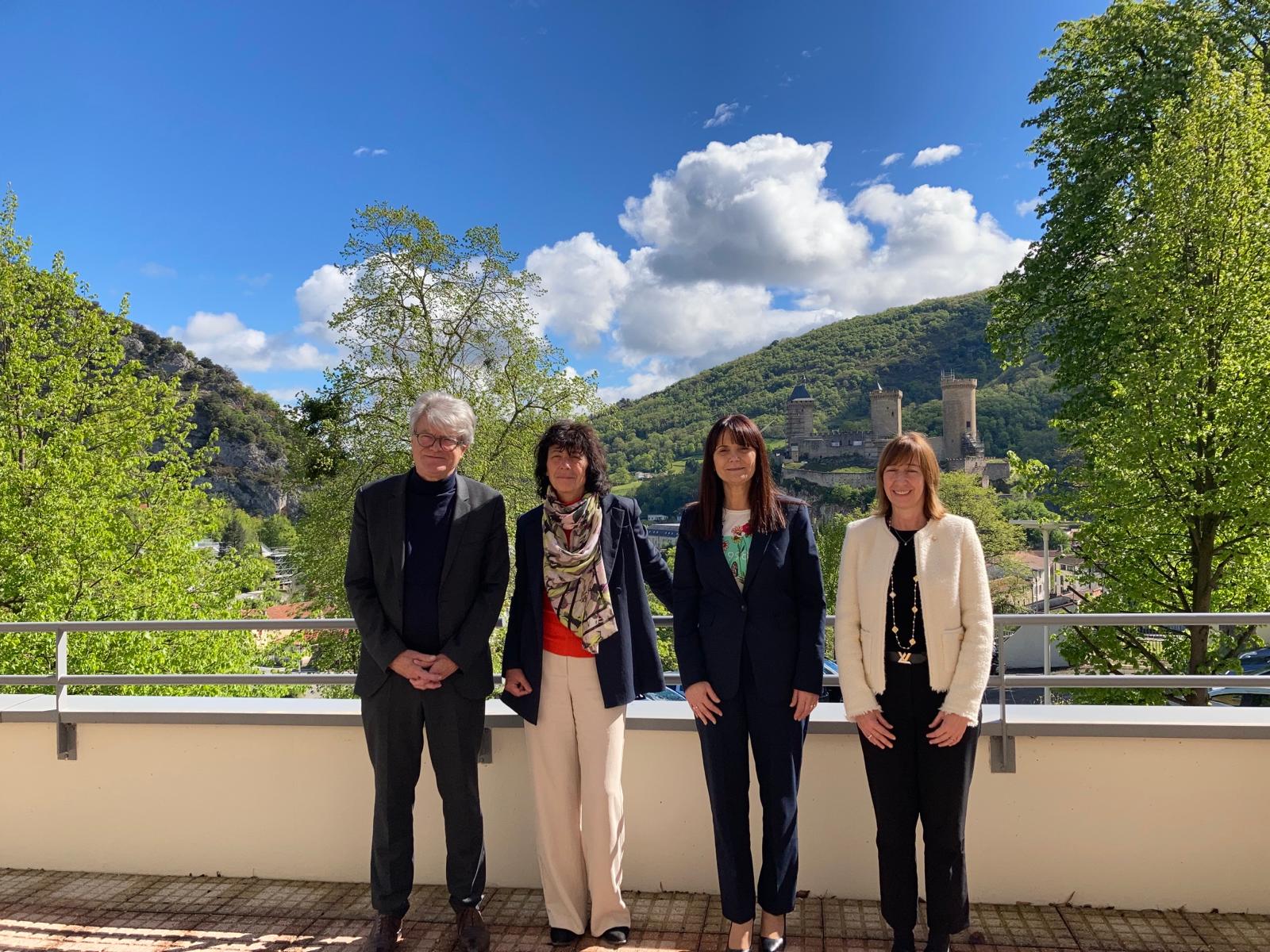 El Comitè de Pilotatge de la candidatura UNESCO sobre ‘Els testimonis materials de la construcció de l’Estat dels Pirineus: el Coprincipat d’Andorra’ es reuneix a Foix