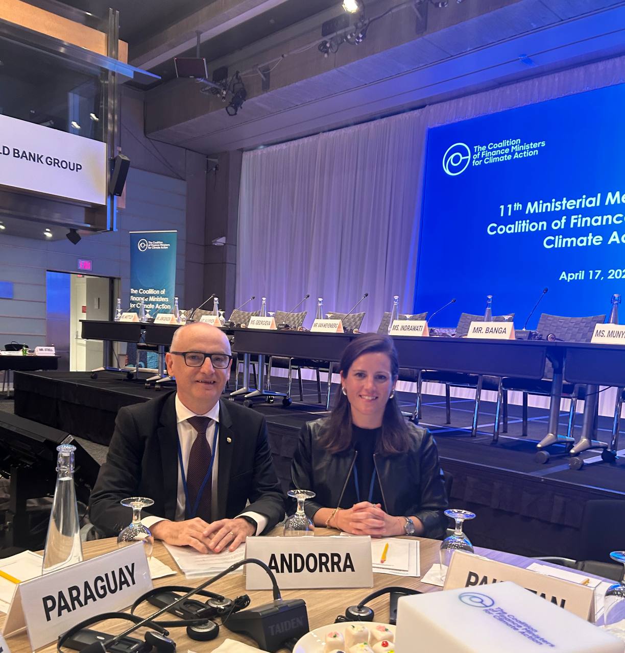 Ramon Lladós destaca a Washington l’aposta del Govern per l’emissió internacional de deute a través de bons verds