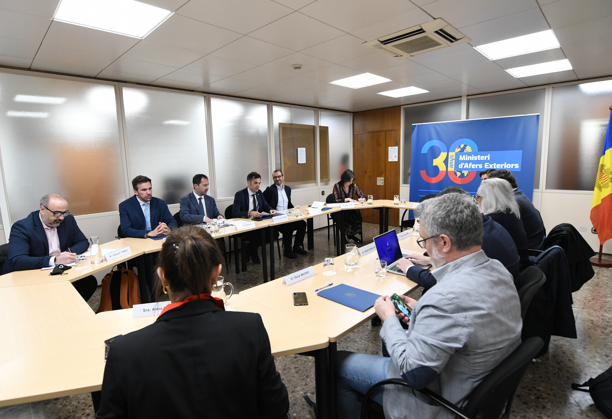 David Forné rep una delegació de la Generalitat de Catalunya per abordar projectes compartits de mobilitat i transports