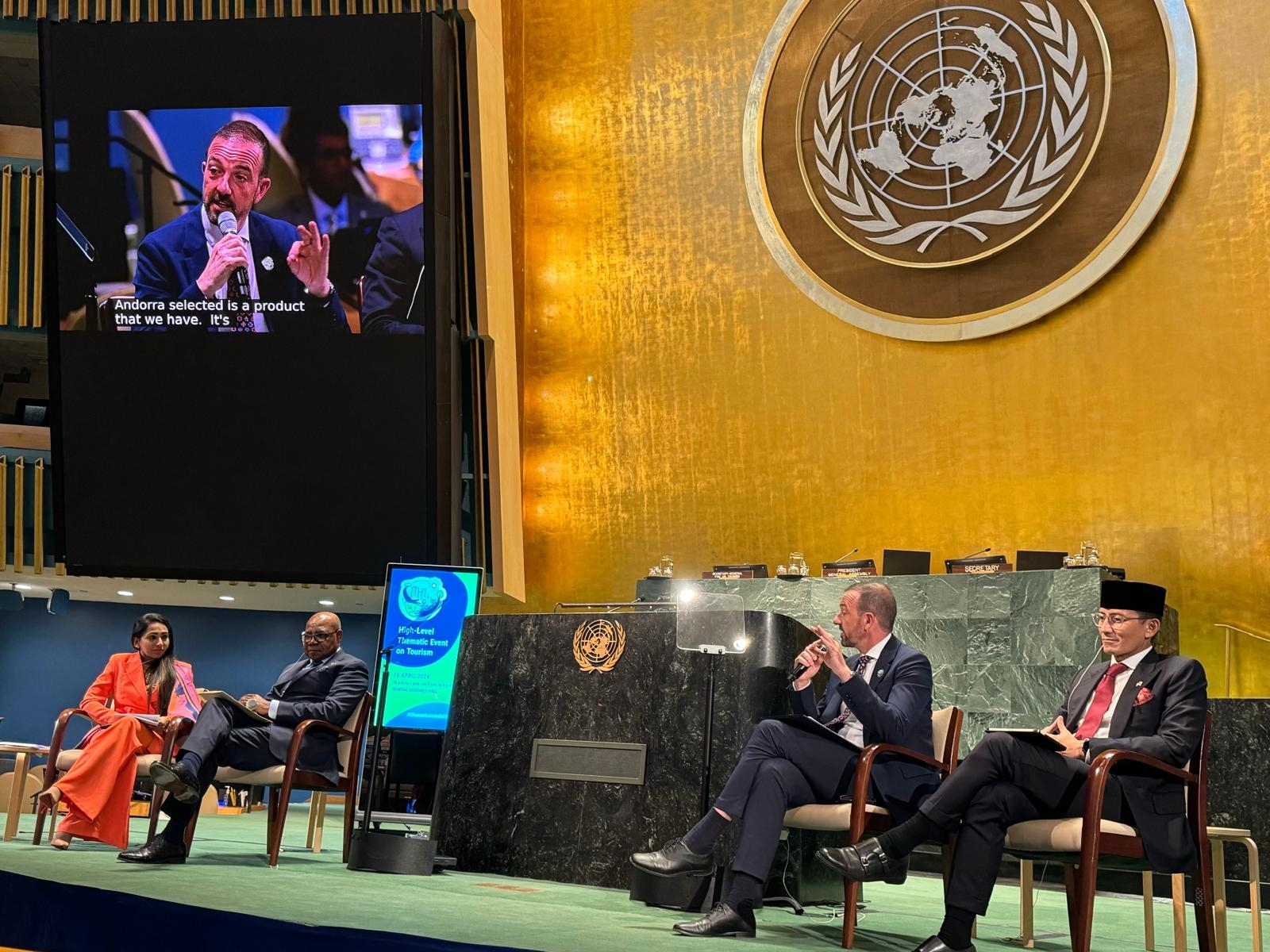 El ministre Torres referma a l’ONU l’aposta per diversificar l’oferta turística, protegint el benestar dels ciutadans i els recursos naturals