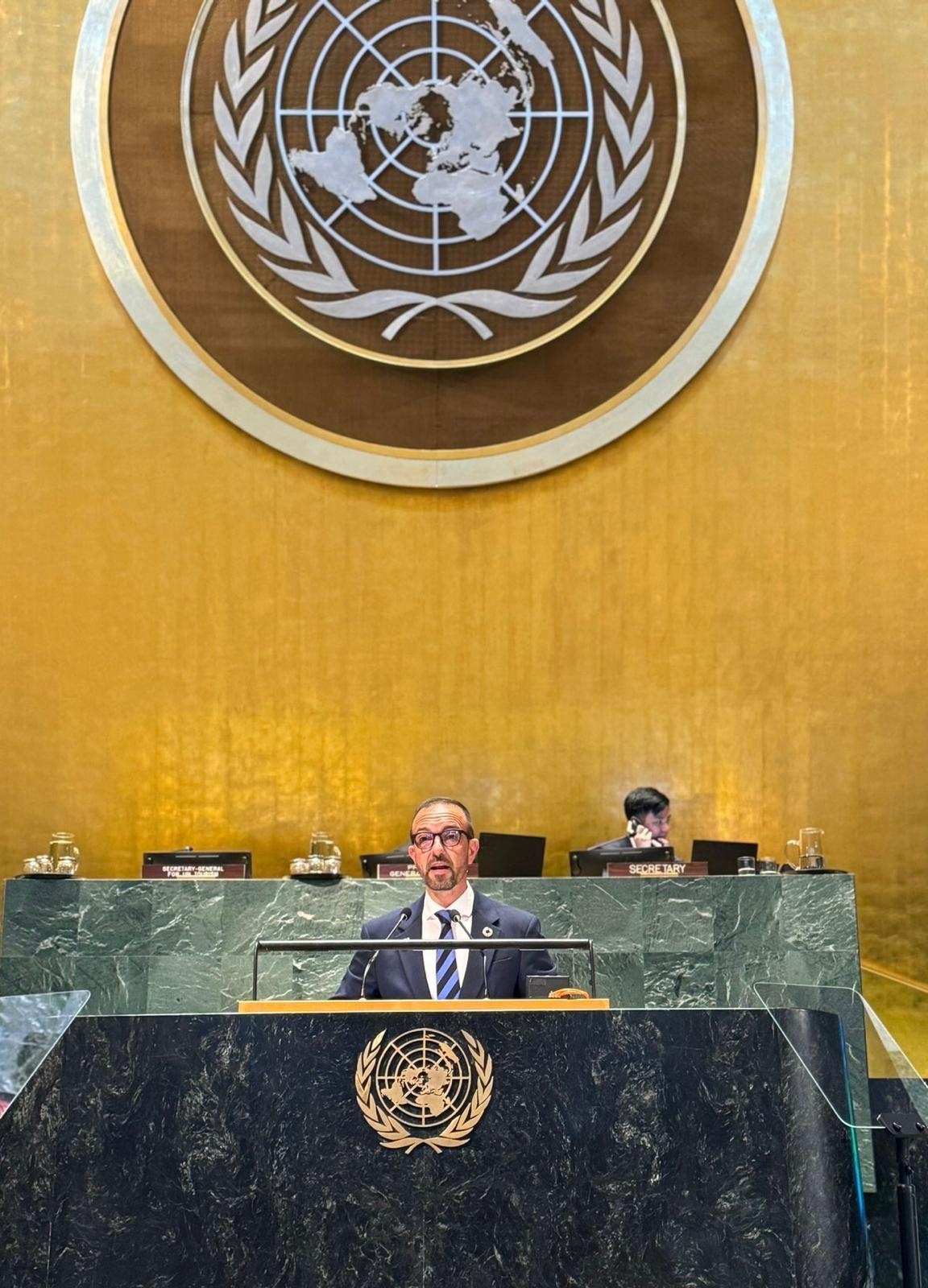 El ministre Jordi Torres destaca la necessitat d’avançar cap a un turisme sostenible en una jornada d’alt nivell a les Nacions Unides