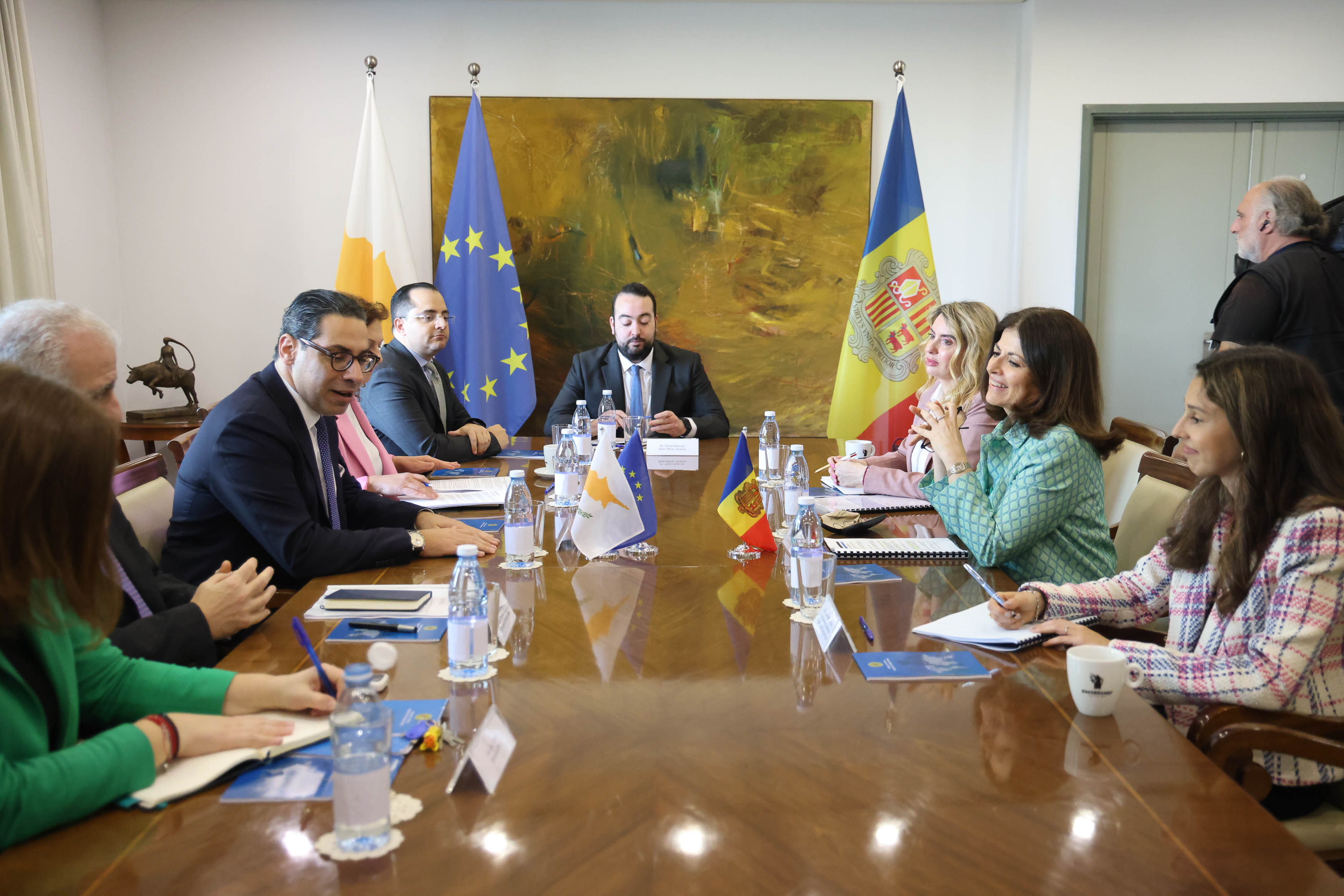 Andorra i Xipre signen un memoràndum d’entesa general focalitzat en l’intercanvi sobre la relació amb la Unió Europea