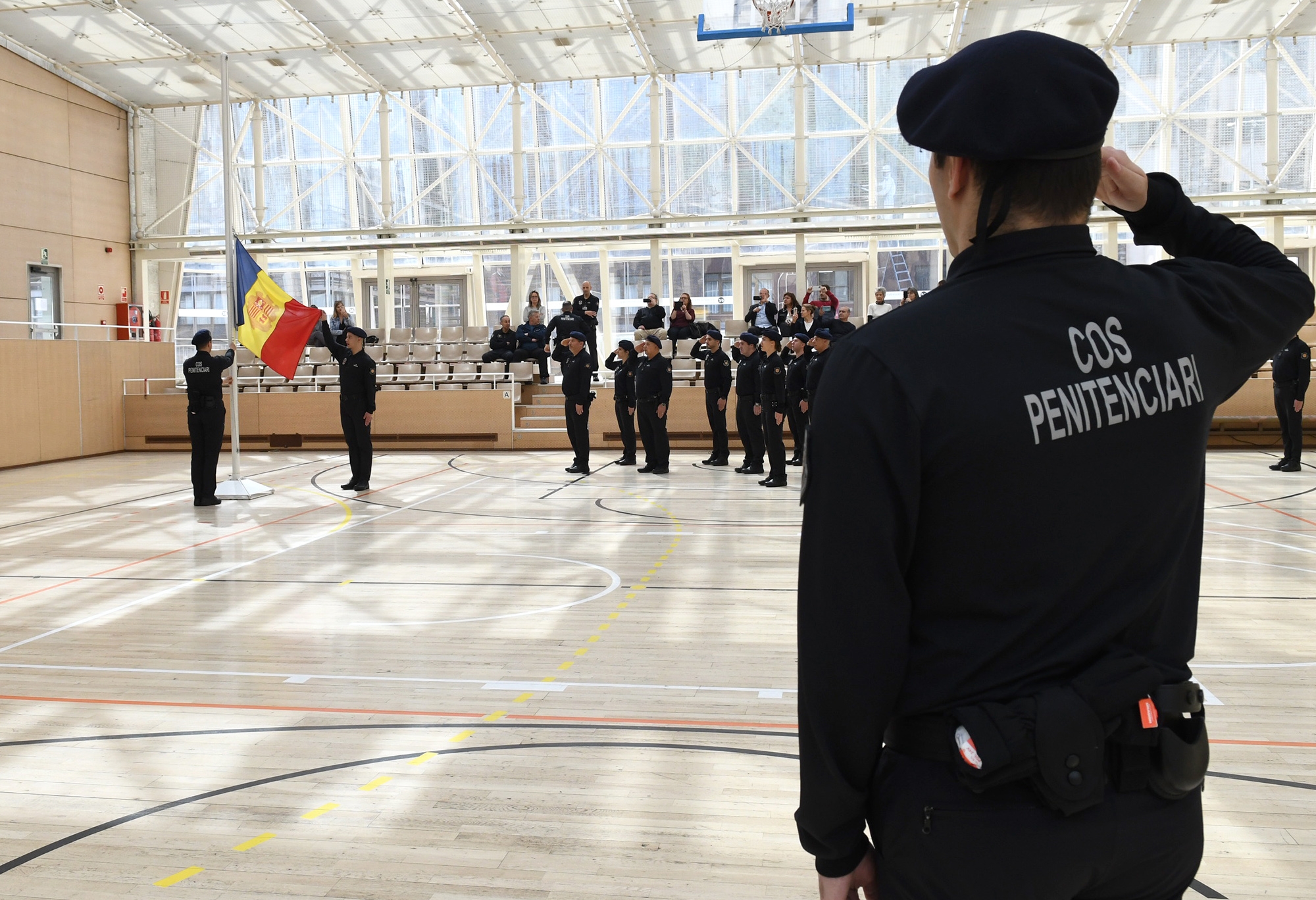 La ministra Ester Molné presideix la cerimònia d’obertura del curs formatiu de la 33a promoció d’agents penitenciaris