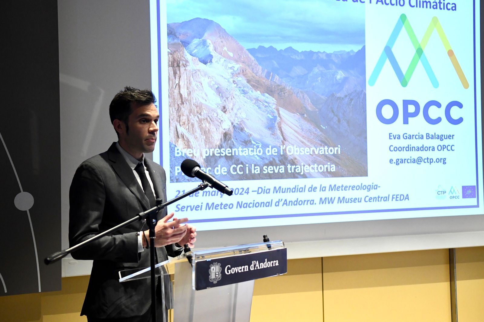 Forné reivindica el paper del Servei Meteorològic Nacional en l'estudi del clima i l'acció climàtica