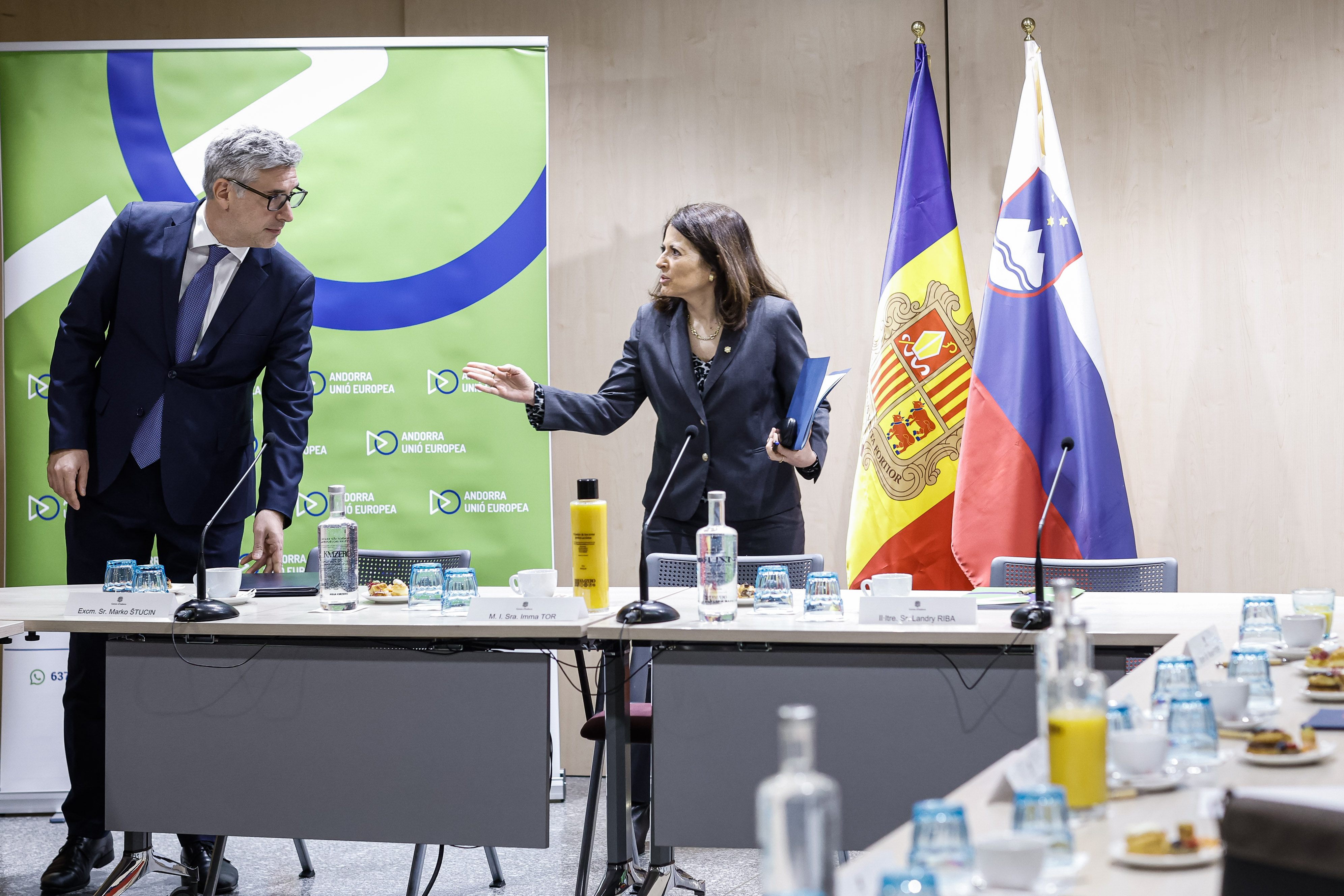 Eslovènia mostra ple suport en el procés d’associació d’Andorra amb la Unió Europea