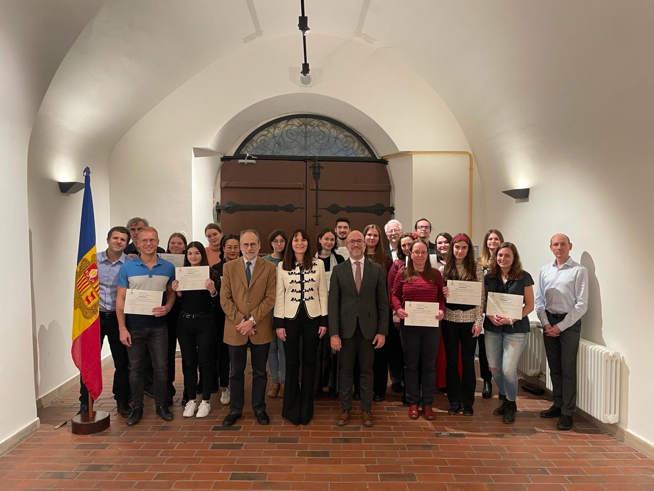 Un centenar d’alumnes estudien al Centre Carlemany de Praga la llengua i la cultura d’Andorra durant el primer semestre del curs 2023-2024