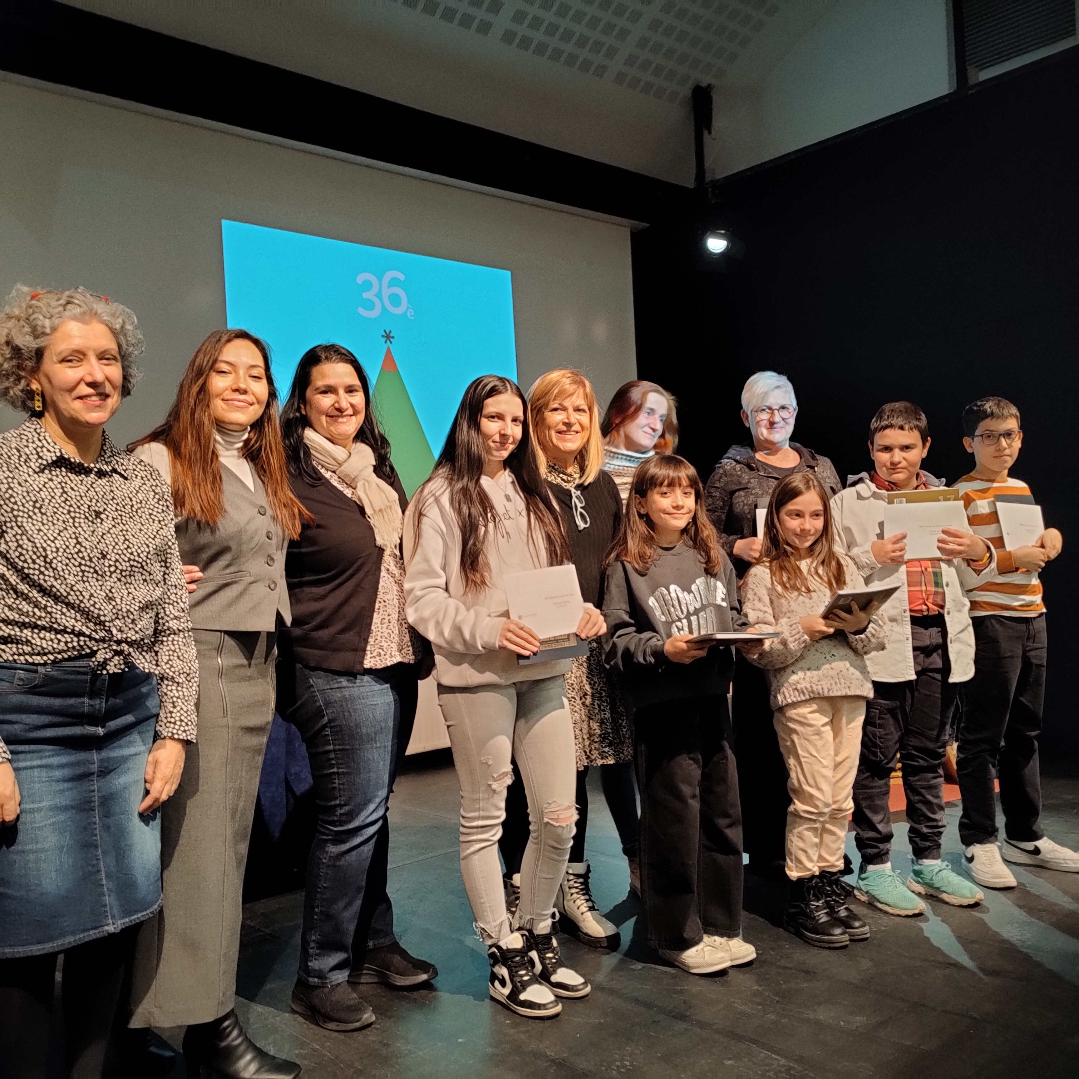 S’entreguen els premis als guanyadors de la 36a edició del Concurs de contes de Nadal