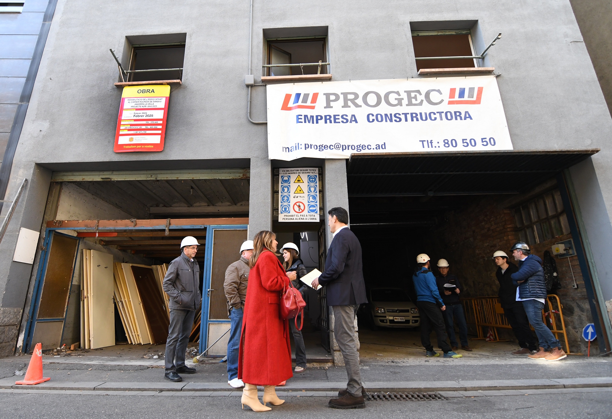 Comencen les obres de rehabilitació dels edificis adquirits pel Govern destinats al parc públic d’habitatge de lloguer