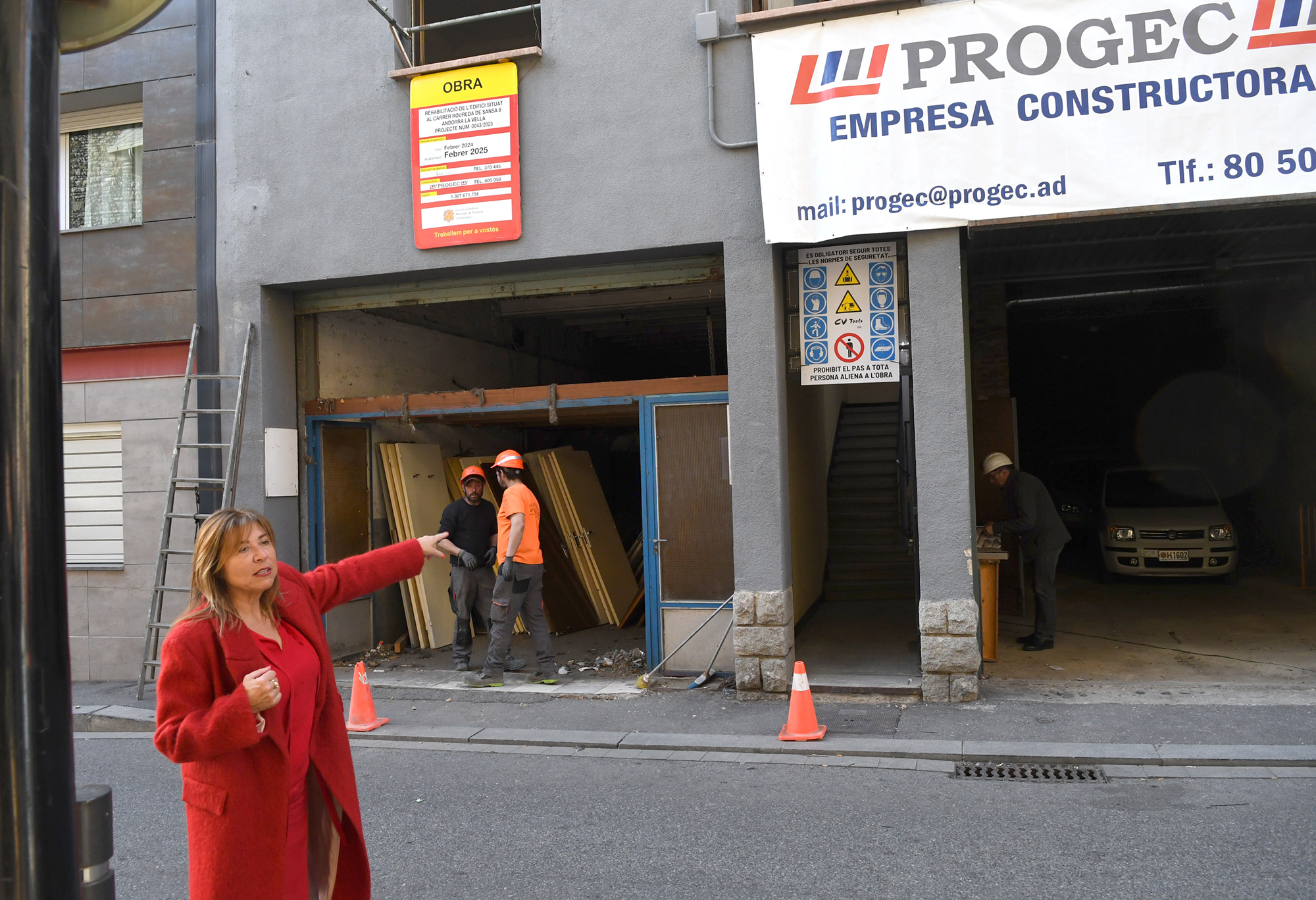 Comencen les obres de rehabilitació dels edificis adquirits pel Govern destinats al parc públic d’habitatge de lloguer