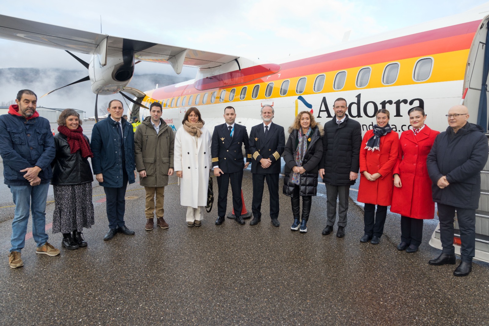 Inaugurats els vols entre l’aeroport d’Andorra-La Seu d’Urgell i el de Palma de Mallorca durant la temporada d’hivern