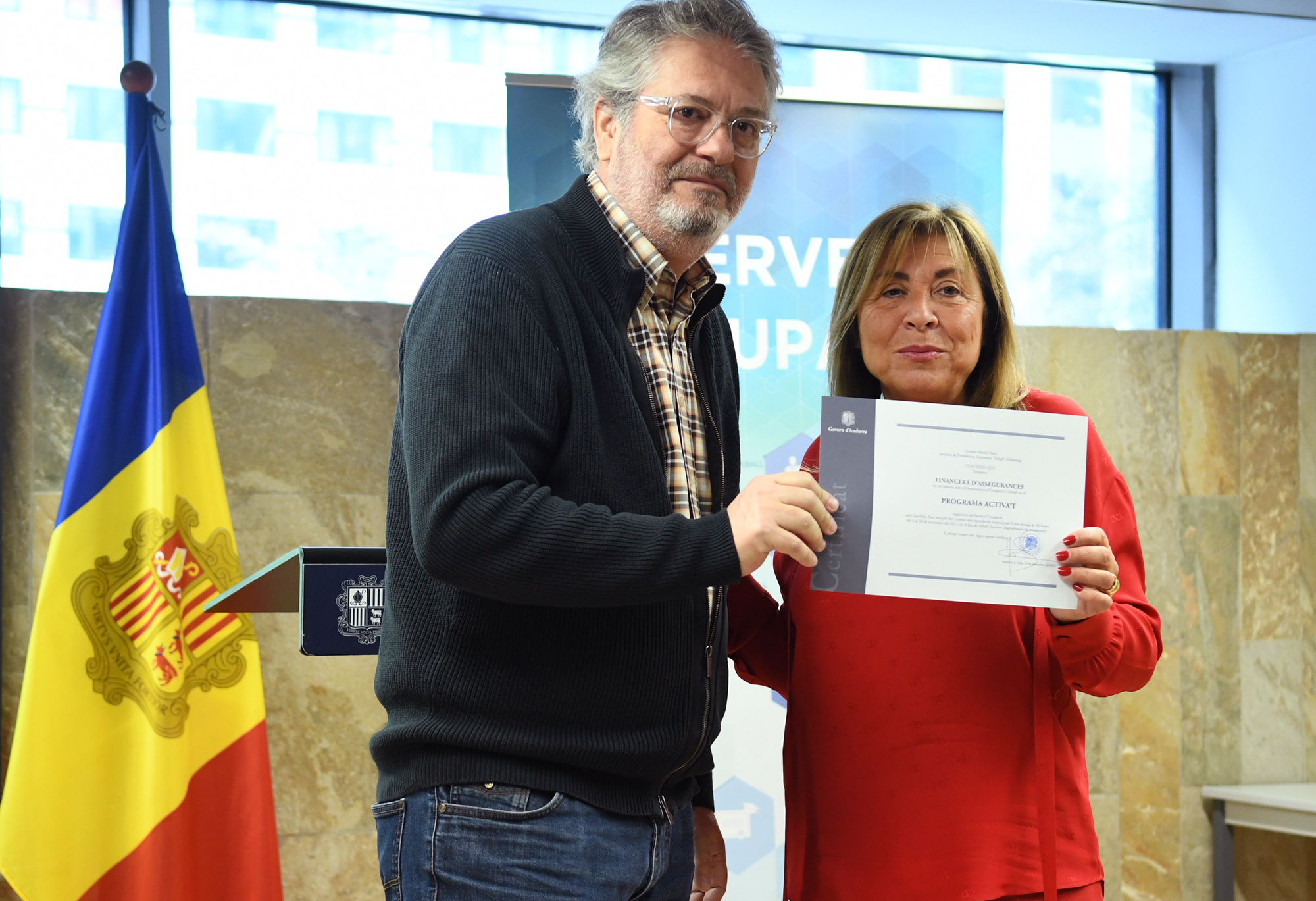 El programa ‘Activa’t’ que promou l’ocupació laboral entre els joves incorpora vuit beneficiaris i la participació de vuit empreses