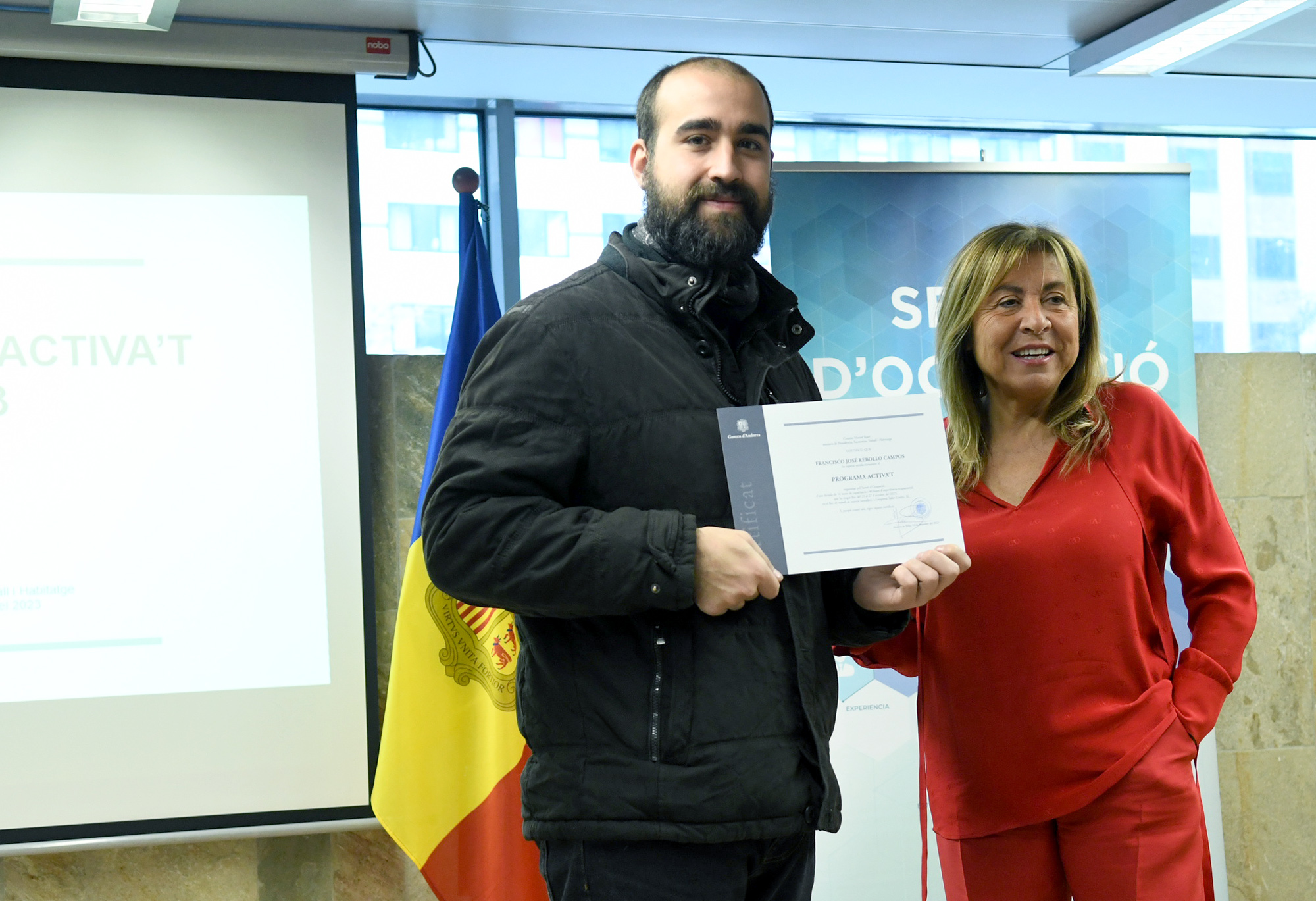 El programa ‘Activa’t’ que promou l’ocupació laboral entre els joves incorpora vuit beneficiaris i la participació de vuit empreses