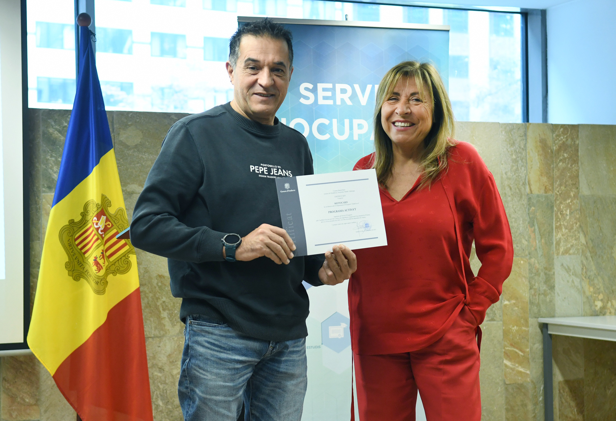 El programa ‘Activa’t’ que promou l’ocupació laboral entre els joves incorpora vuit beneficiaris i la participació de vuit empreses