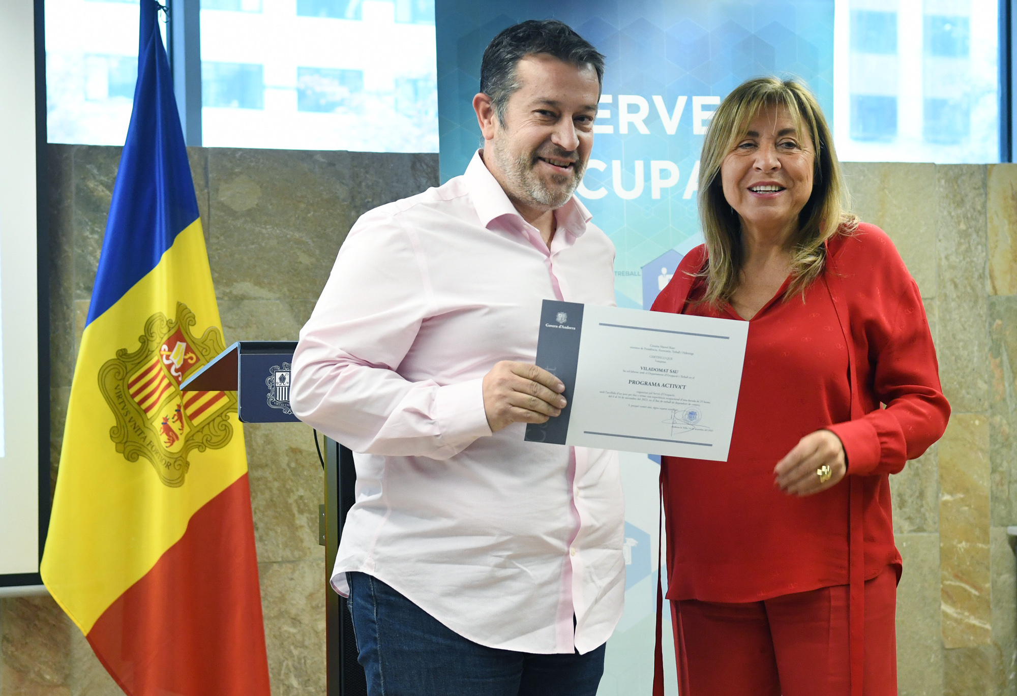 El programa ‘Activa’t’ que promou l’ocupació laboral entre els joves incorpora vuit beneficiaris i la participació de vuit empreses