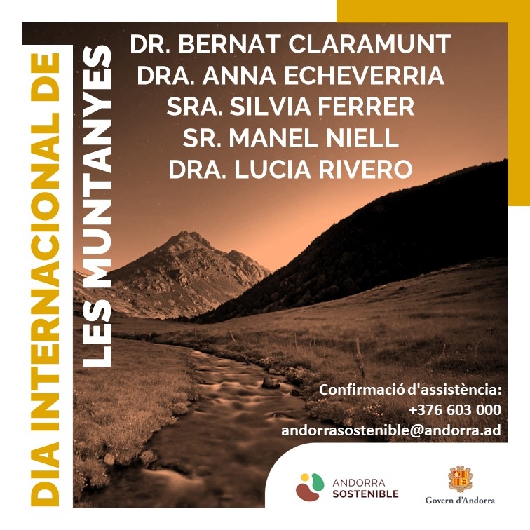 Els efectes adversos del canvi climàtic a Andorra per commemorar el Dia internacional de les muntanyes