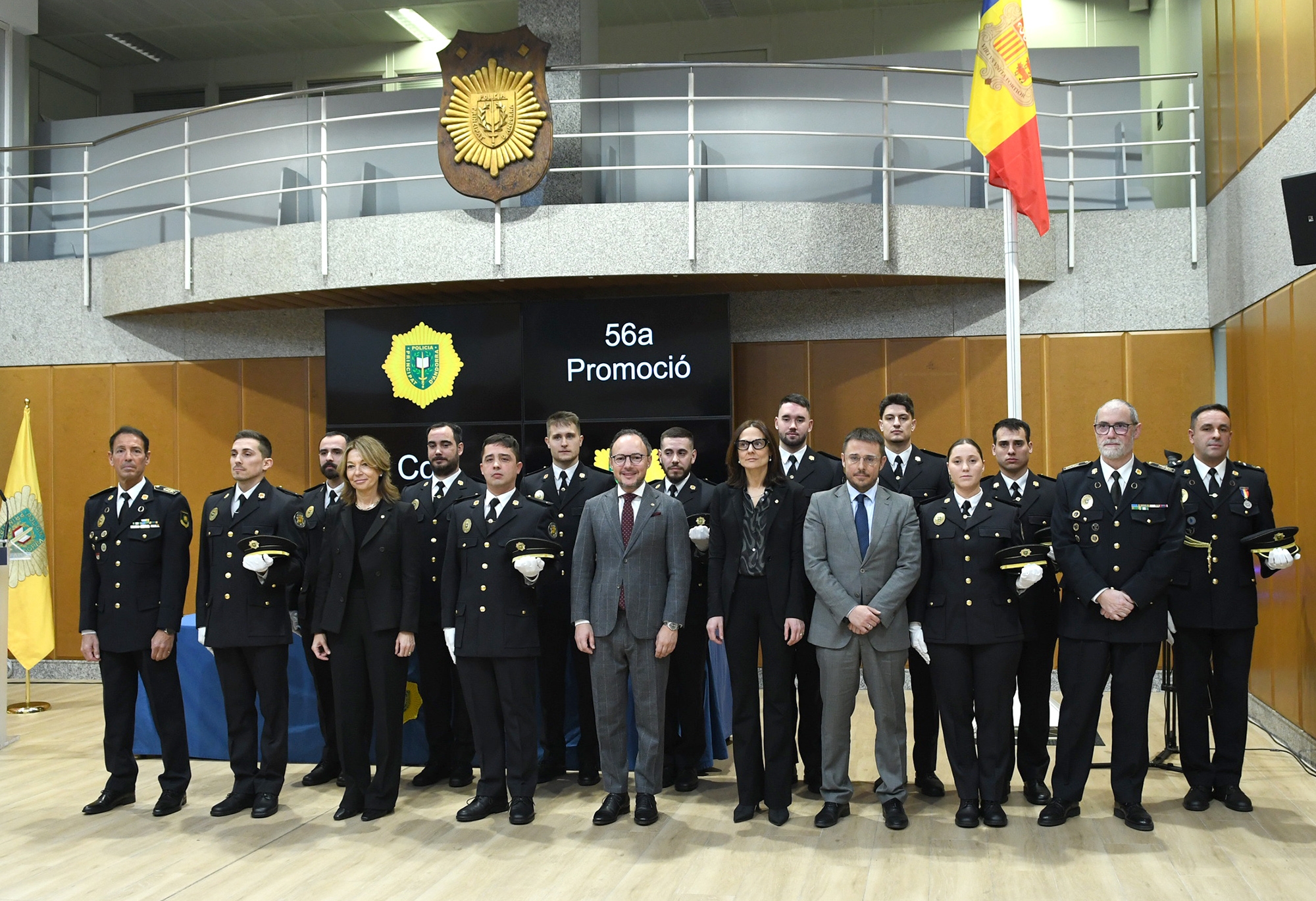 El Cos de Policia arriba als 258 agents amb el jurament de la 56a promoció