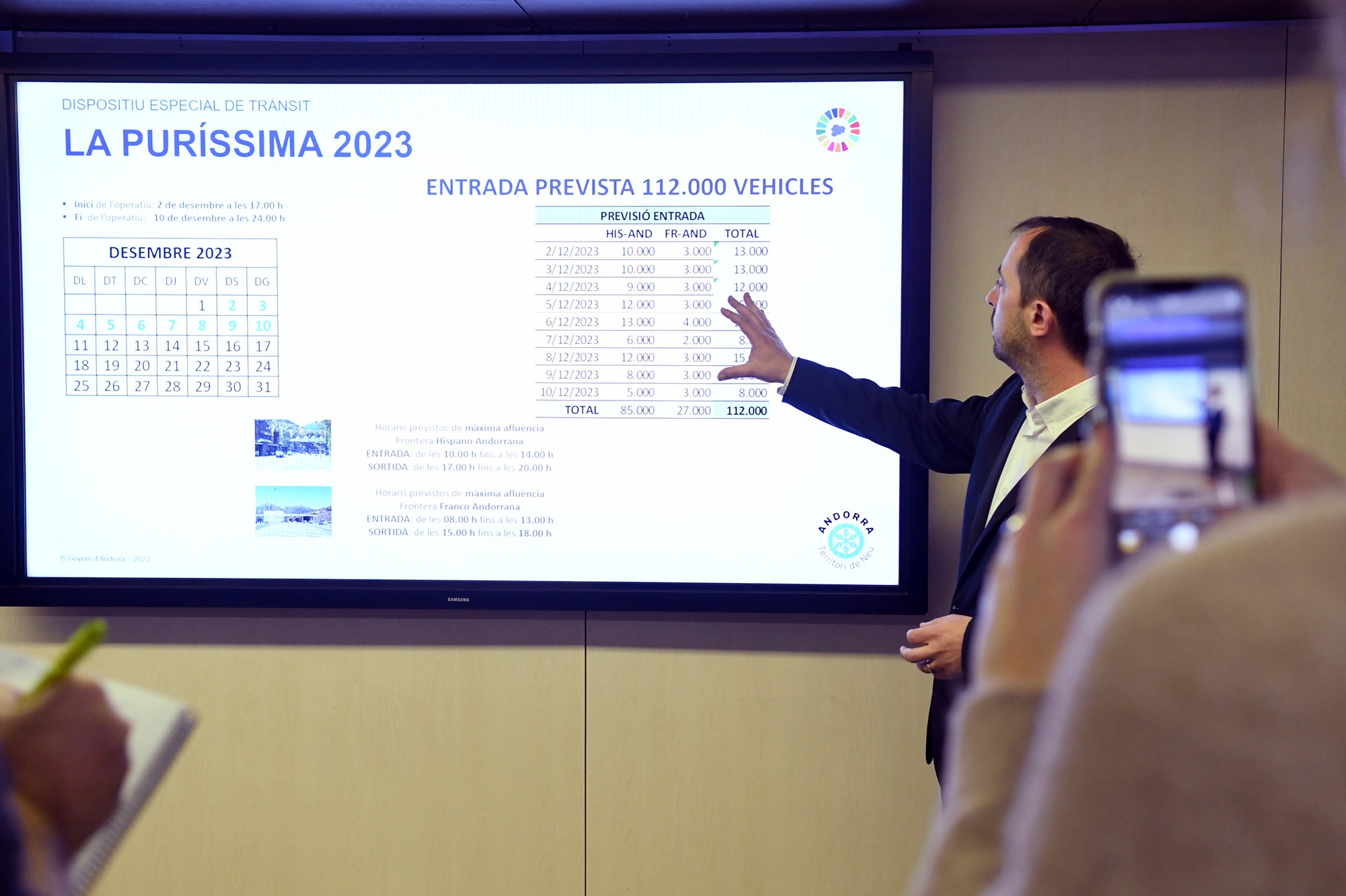 Mobilitat treballa dispositius especials de cara al pont de la Puríssima, Nadal i període hivernal