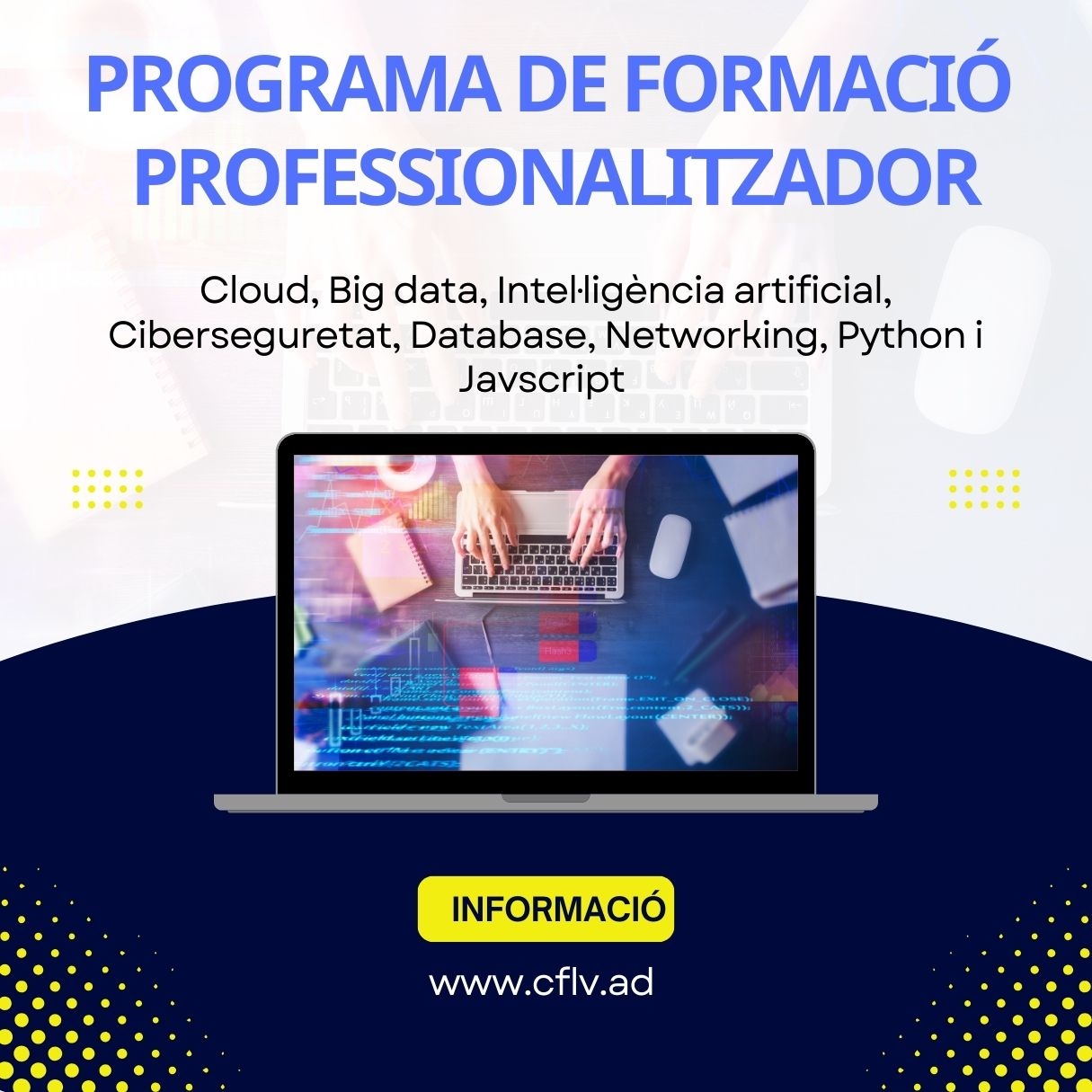 El Centre de Formació al Llarg de la Vida ofereix un programa de formació per iniciar els professionals en les tecnologies digitals