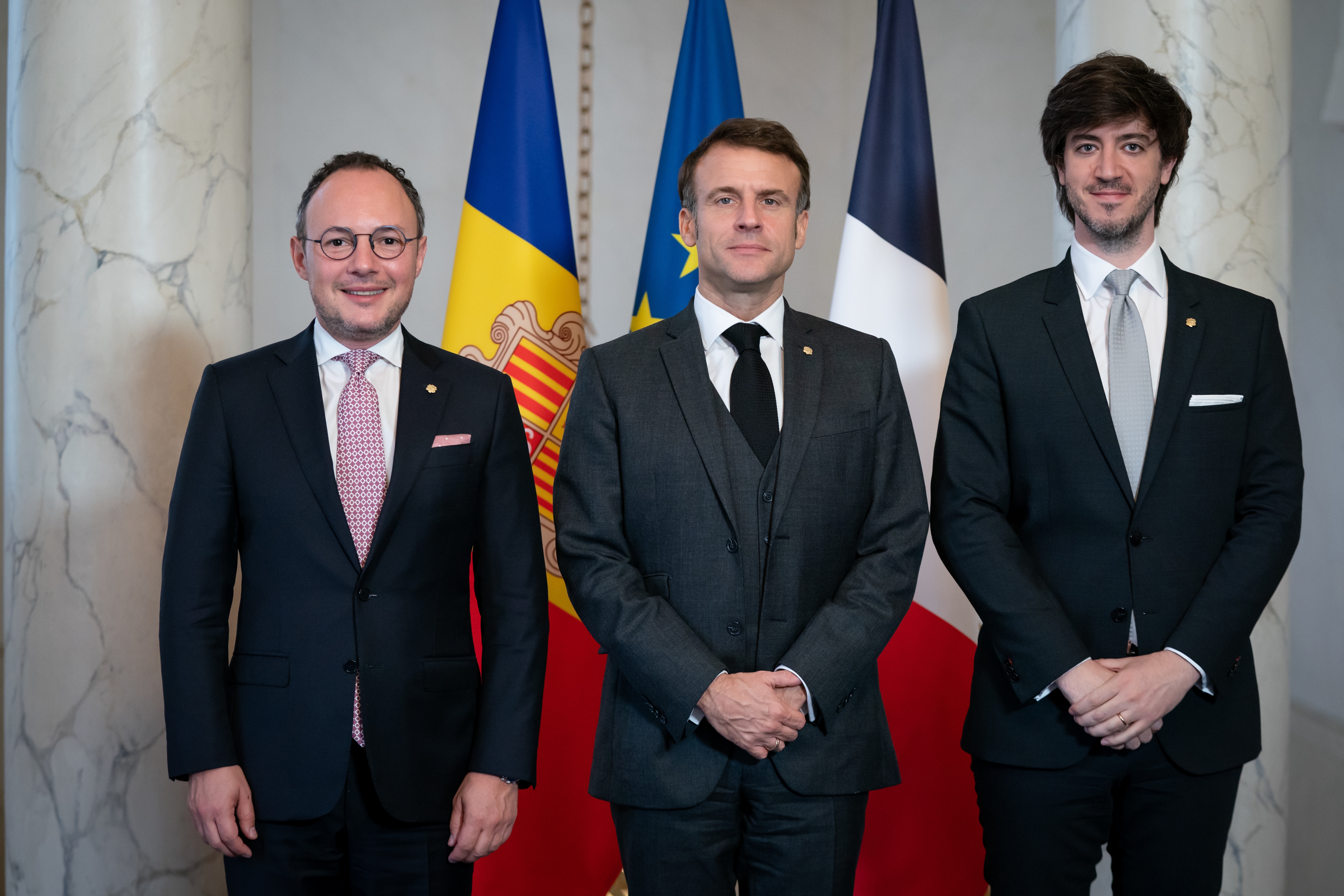 El copríncep Macron garanteix el suport a Andorra en el tram final de la negociació per a l’Acord d’Associació amb la UE