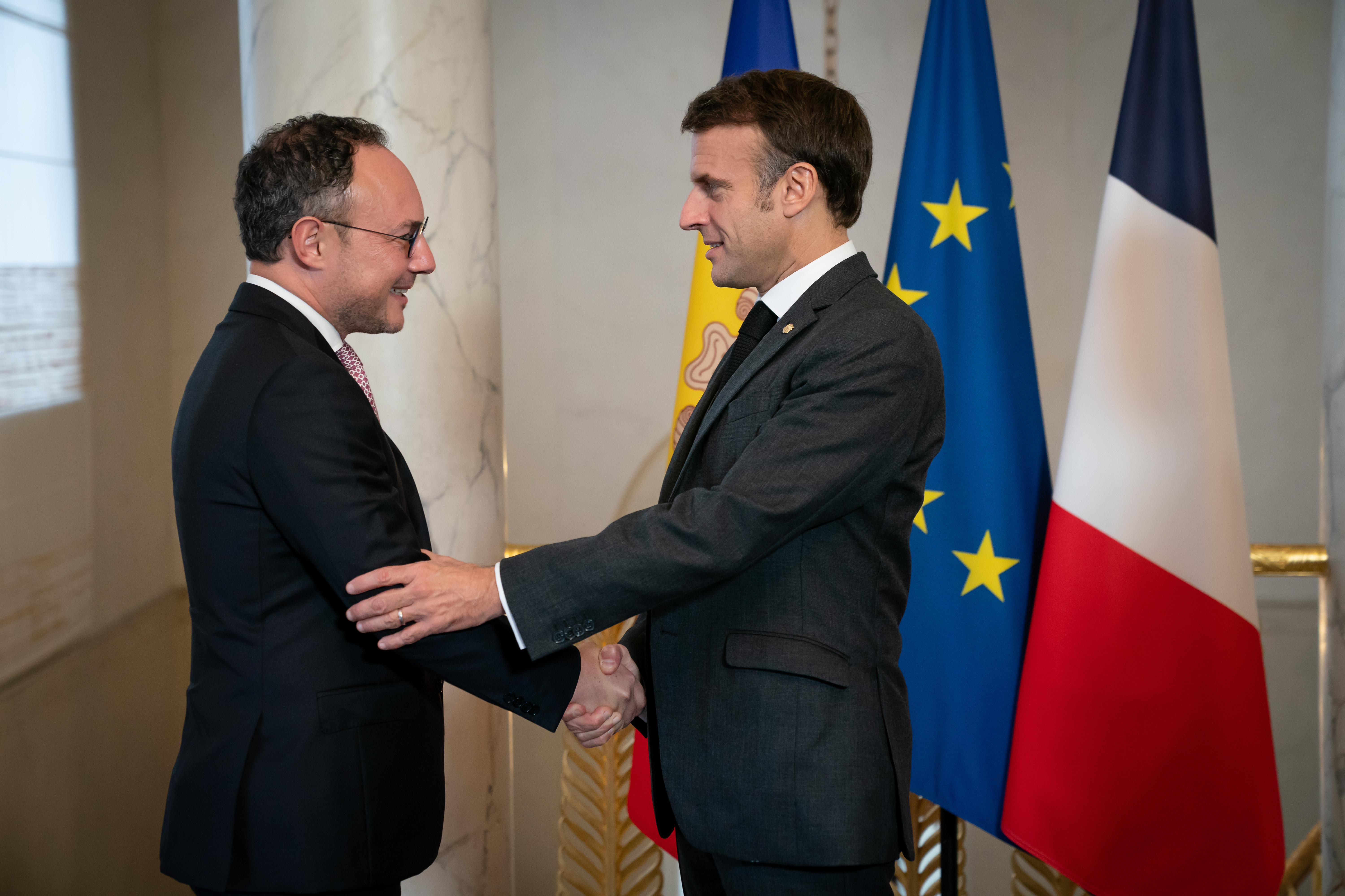 El copríncep Macron garanteix el suport a Andorra en el tram final de la negociació per a l’Acord d’Associació amb la UE
