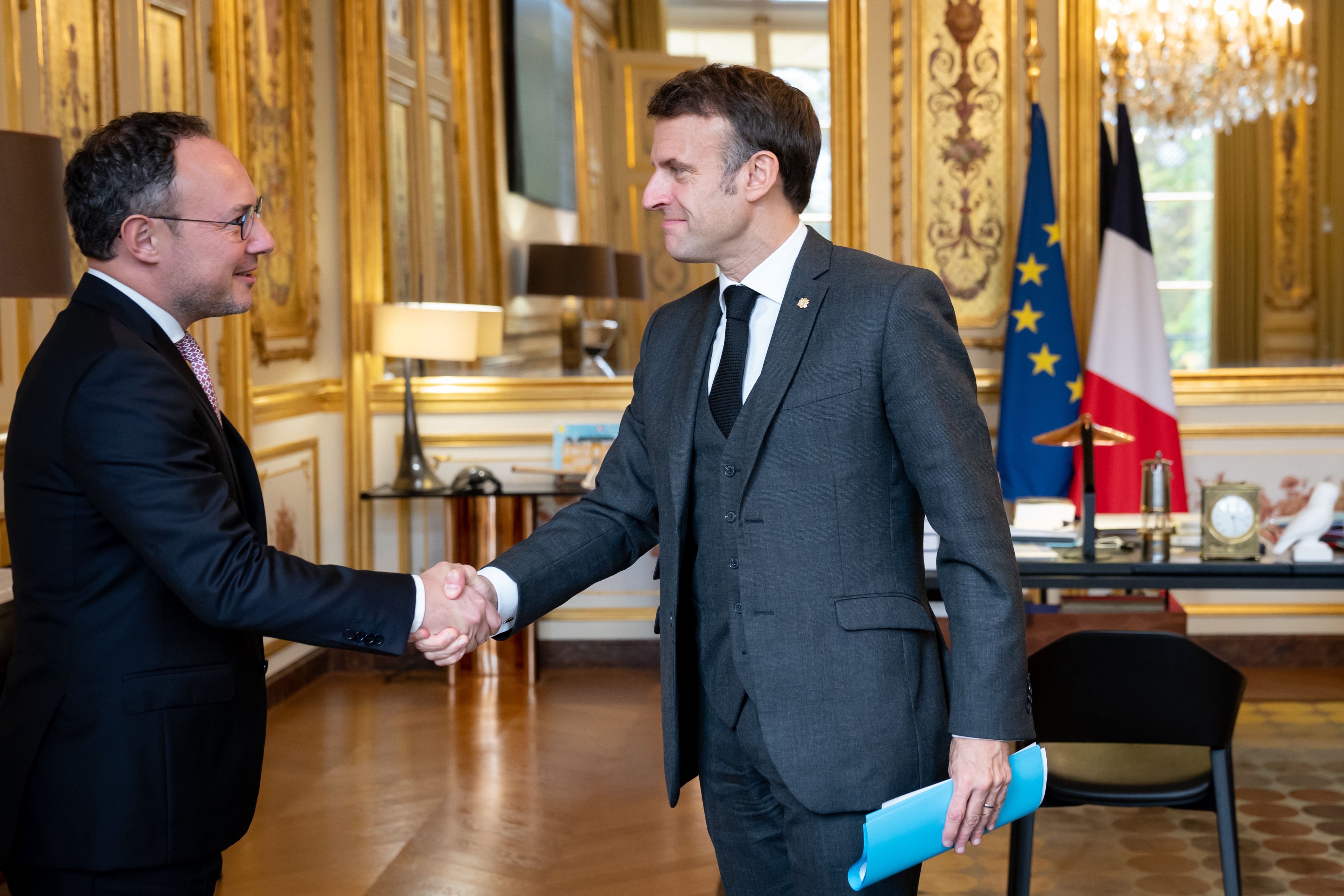 El copríncep Macron garanteix el suport a Andorra en el tram final de la negociació per a l’Acord d’Associació amb la UE