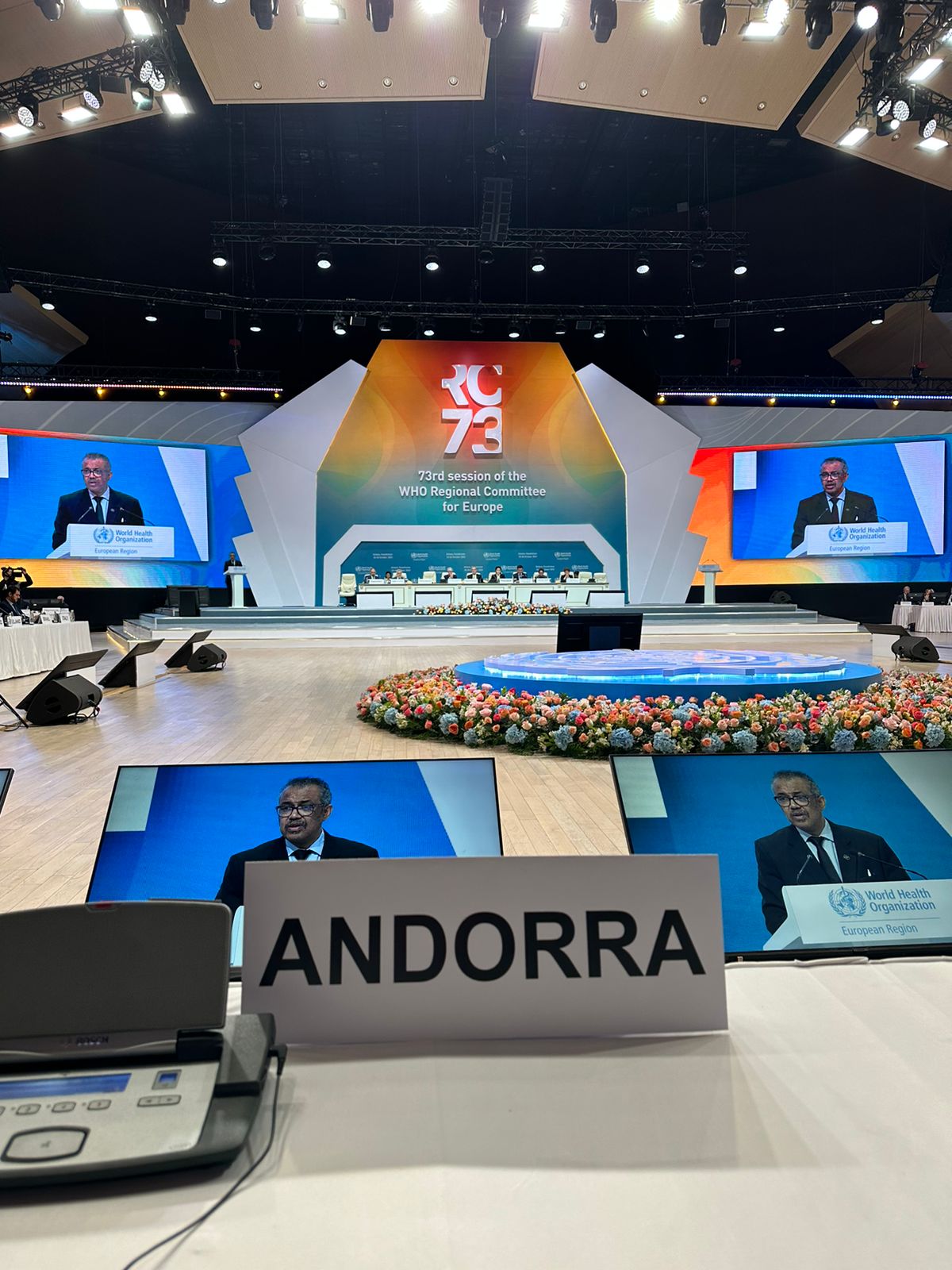 La ministra Helena Mas participa en la 73a reunió del Comitè regional europeu de l’OMS al Kazakhstan