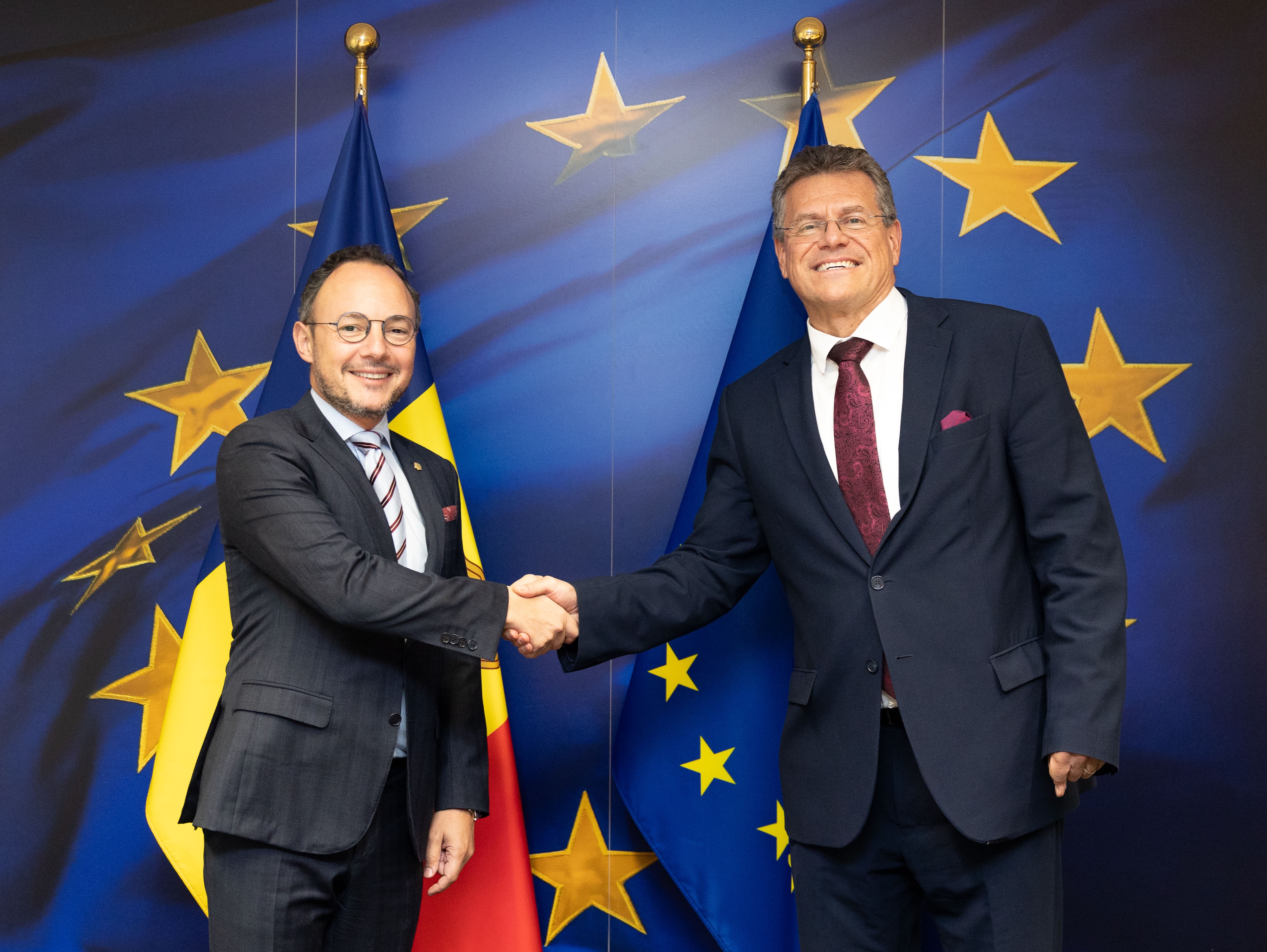 Espot i Šefčovič es reuneixen en la part final de les negociacions per a l’assoliment d’un acord d’associació amb la UE