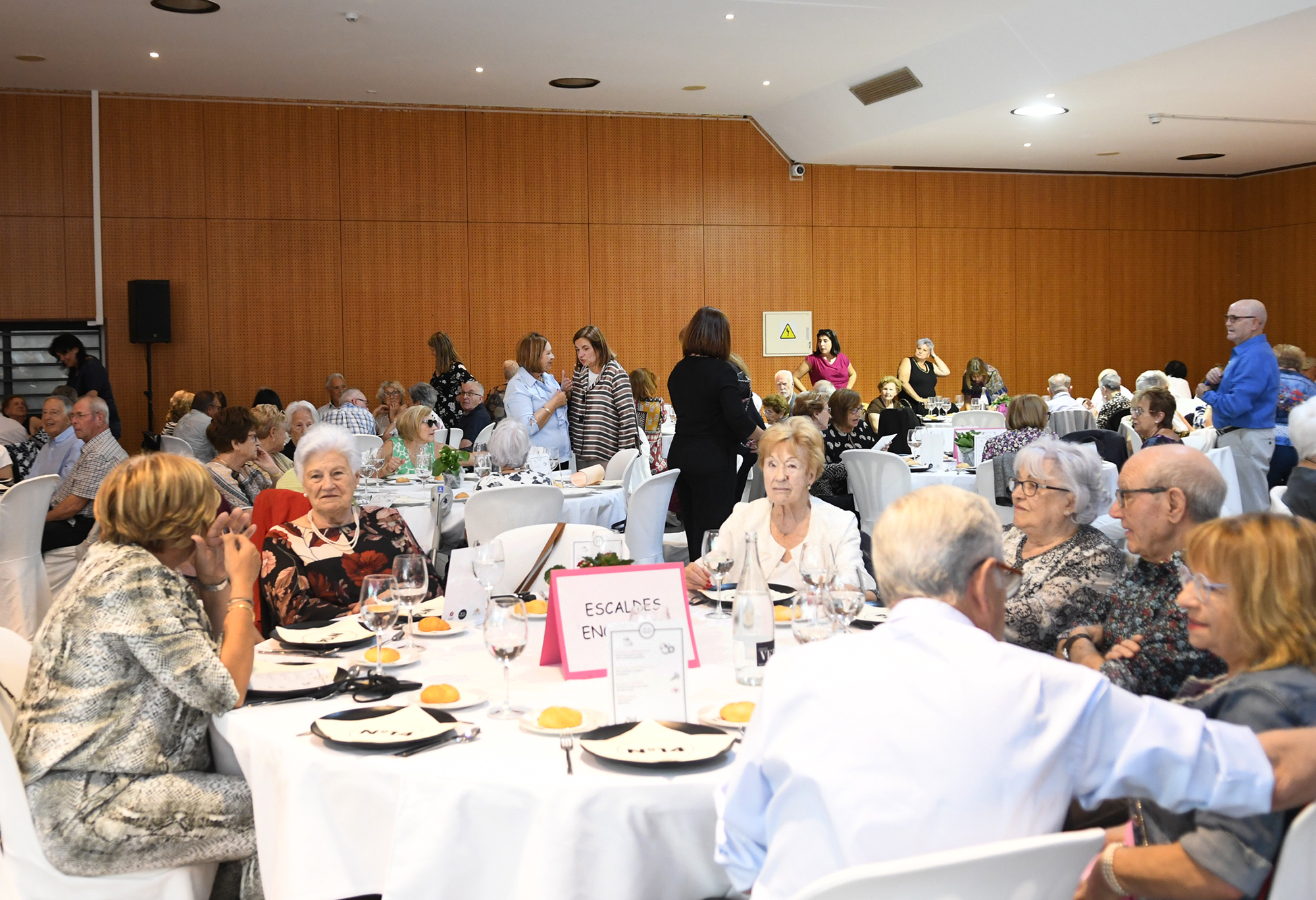 El cap de Govern destaca el reforç de recursos destinats a la gent gran durant la celebració de la Festa Magna