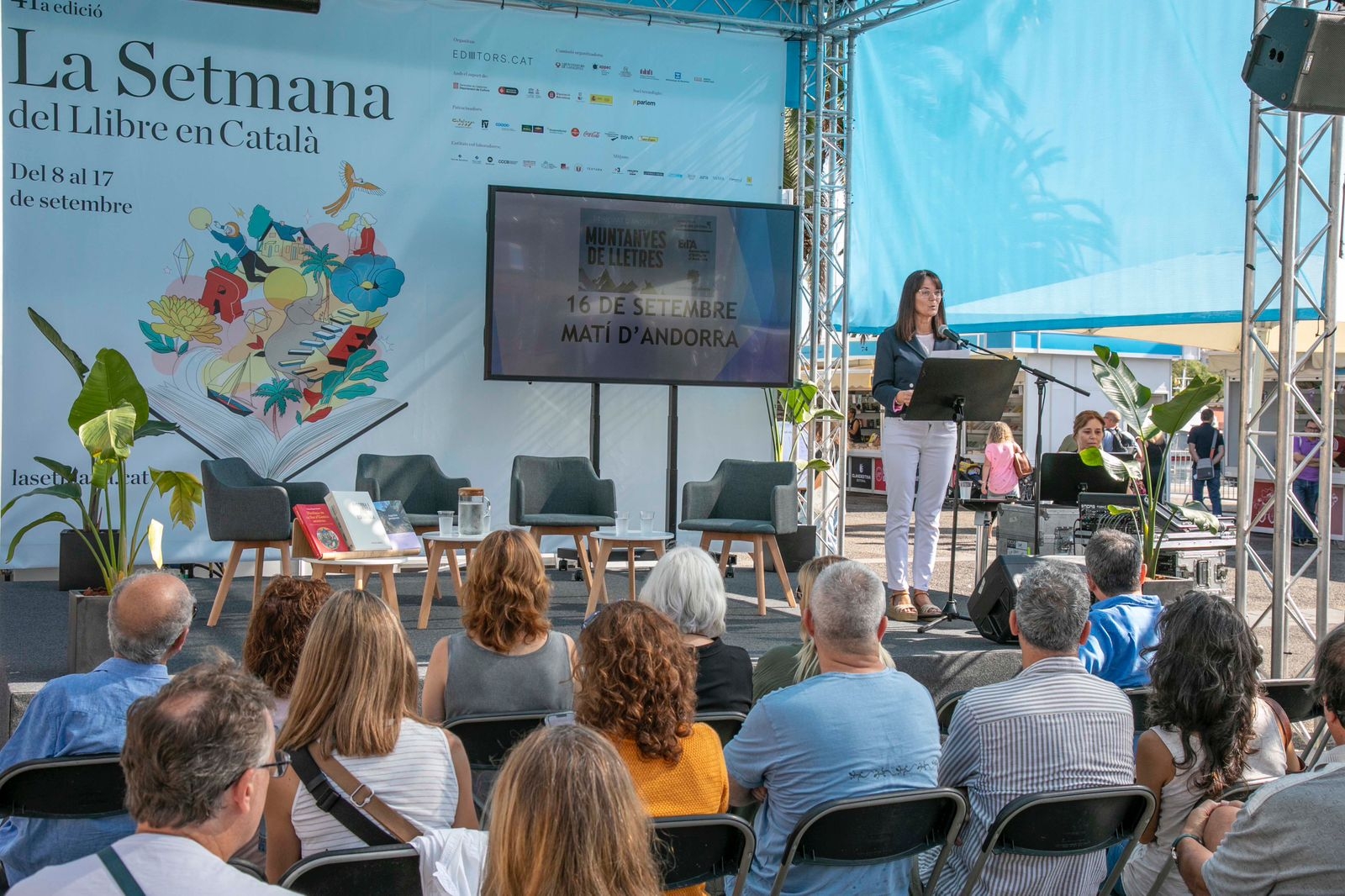 Bonell destaca el bon moment de la indústria editorial andorrana a la 41a Setmana del llibre en català