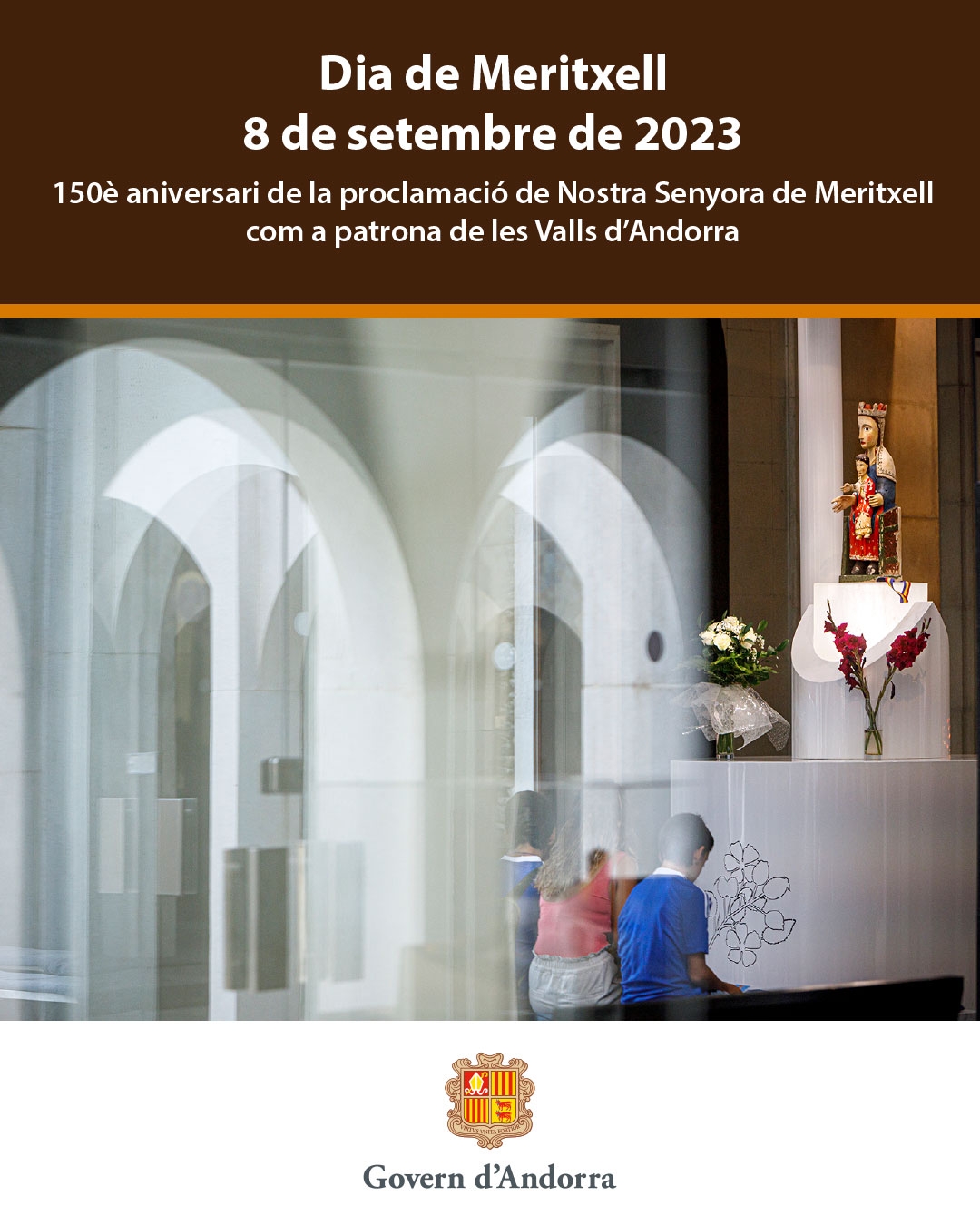 Salutació del cap de Govern, Xavier Espot, amb motiu del Dia de Meritxell, 8 de setembre del 2023