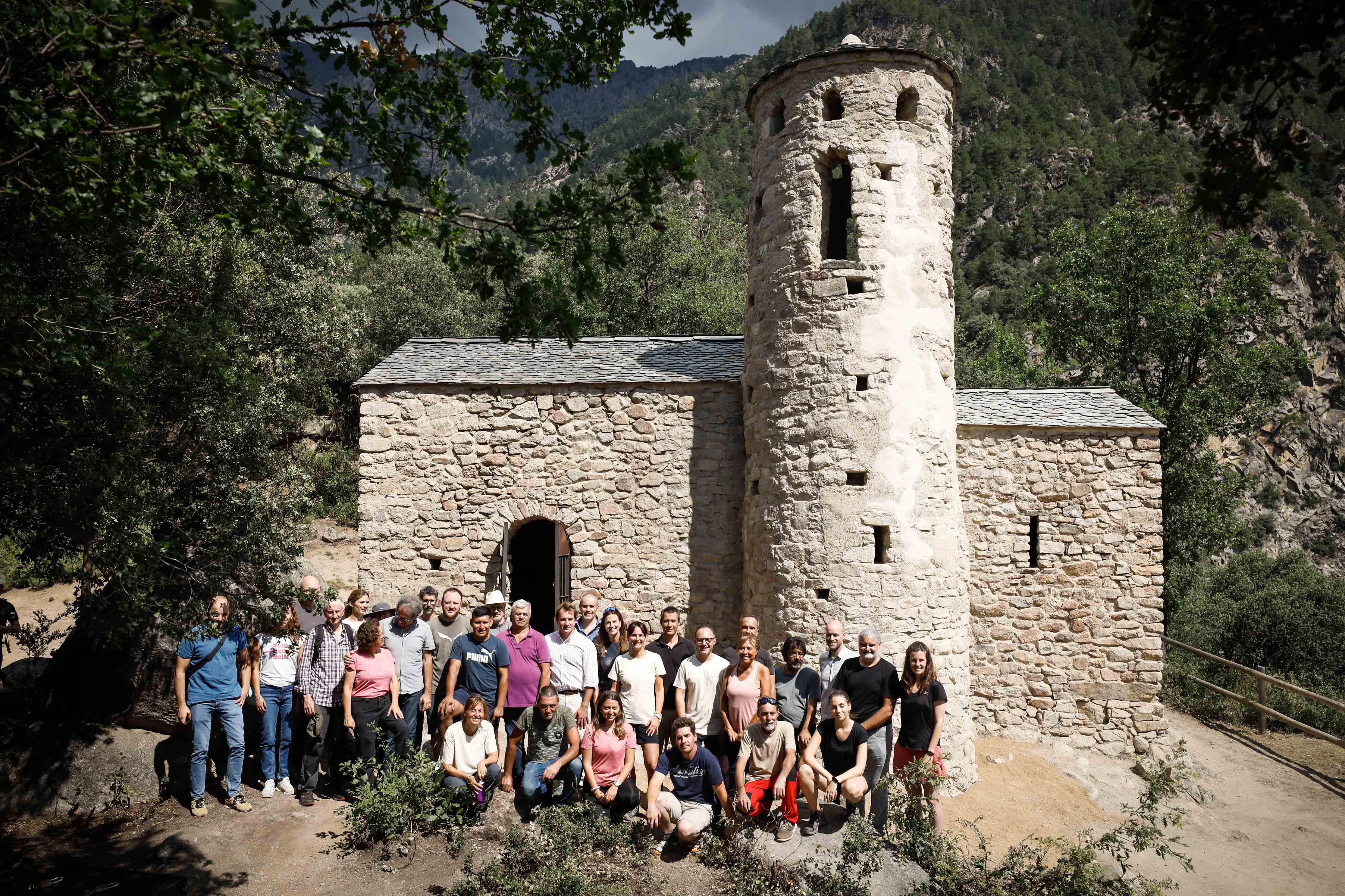 Finalitza el projecte de restitució del campanar de Sant Vicenç d’Enclar
