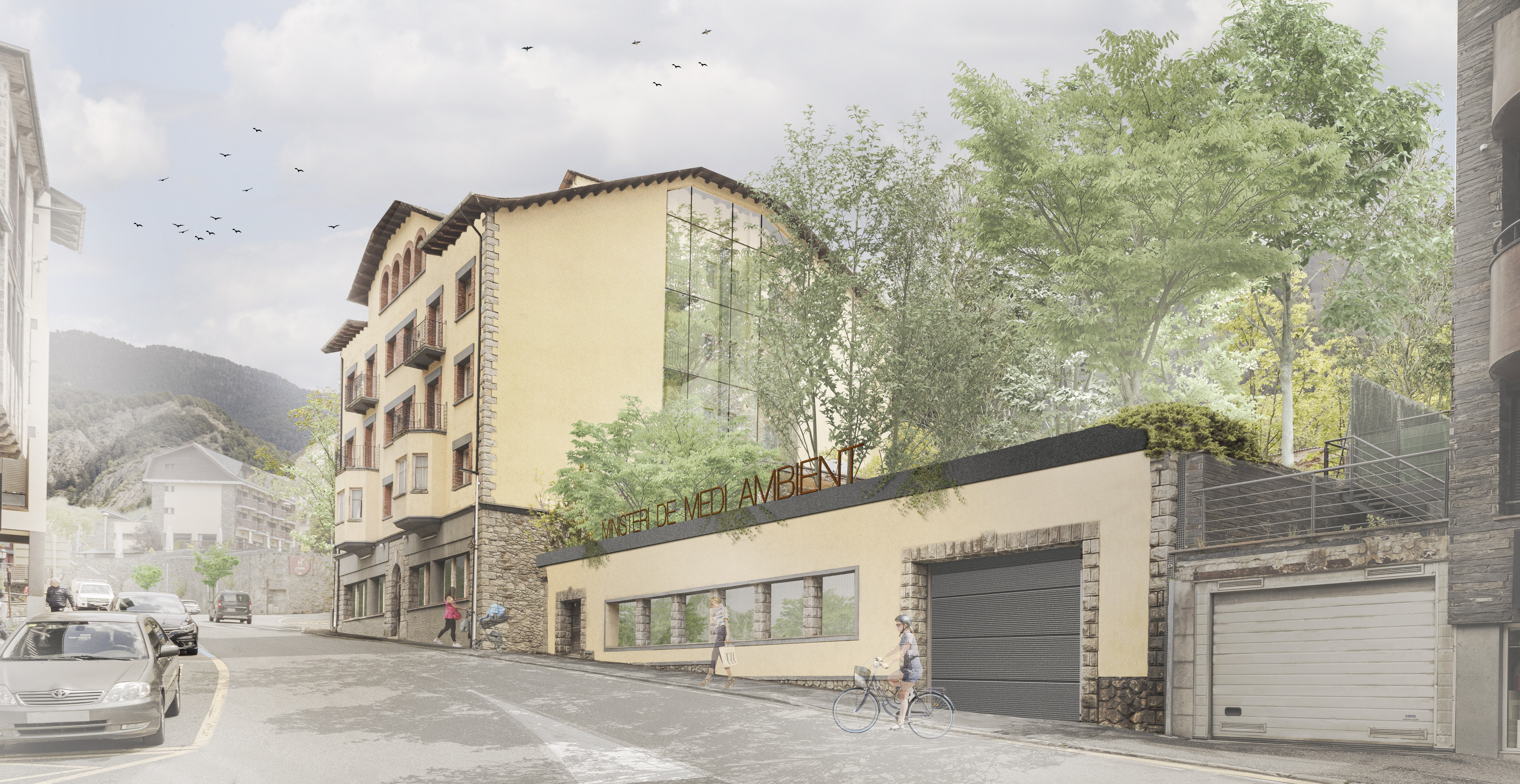 El projecte de reforma de l’antic Hotel Casamanya presenta una simbiosi entre el paisatge i el patrimoni