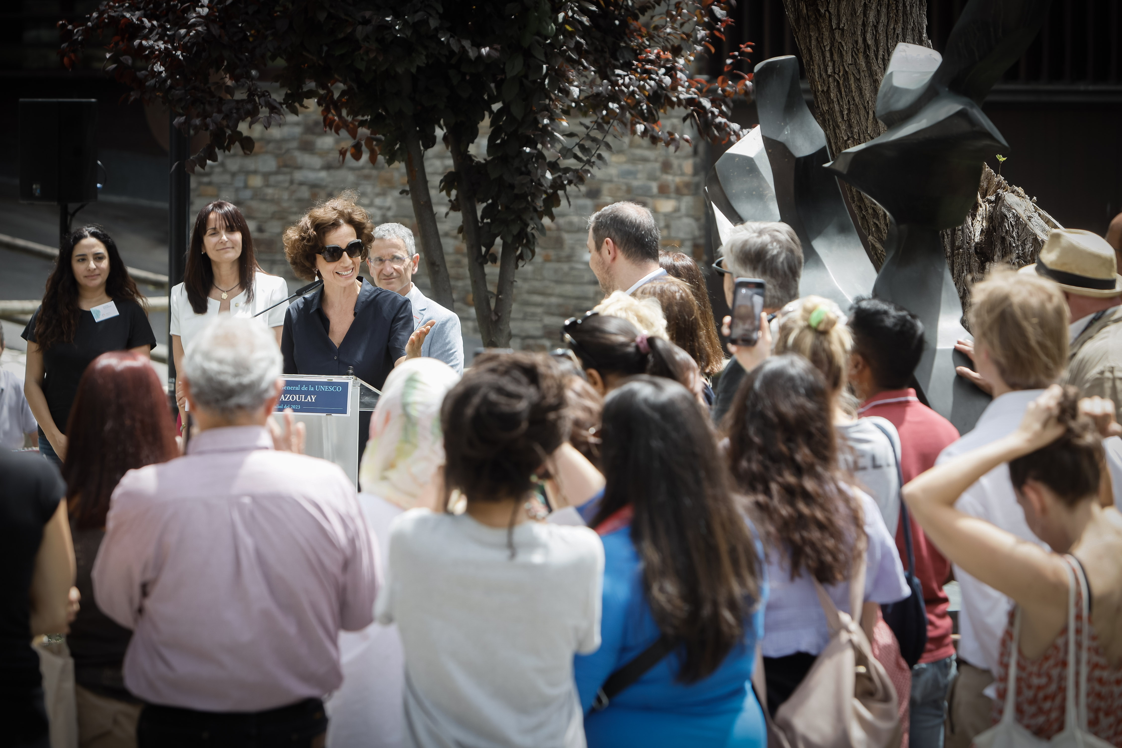 La directora general de la UNESCO, Audrey Azoulay, visita Andorra pels 30 anys de l’entrada del país a l’organisme
