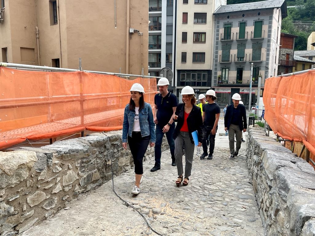 Comencen les obres de restauració dels ponts històrics d’Escaldes-Engordany