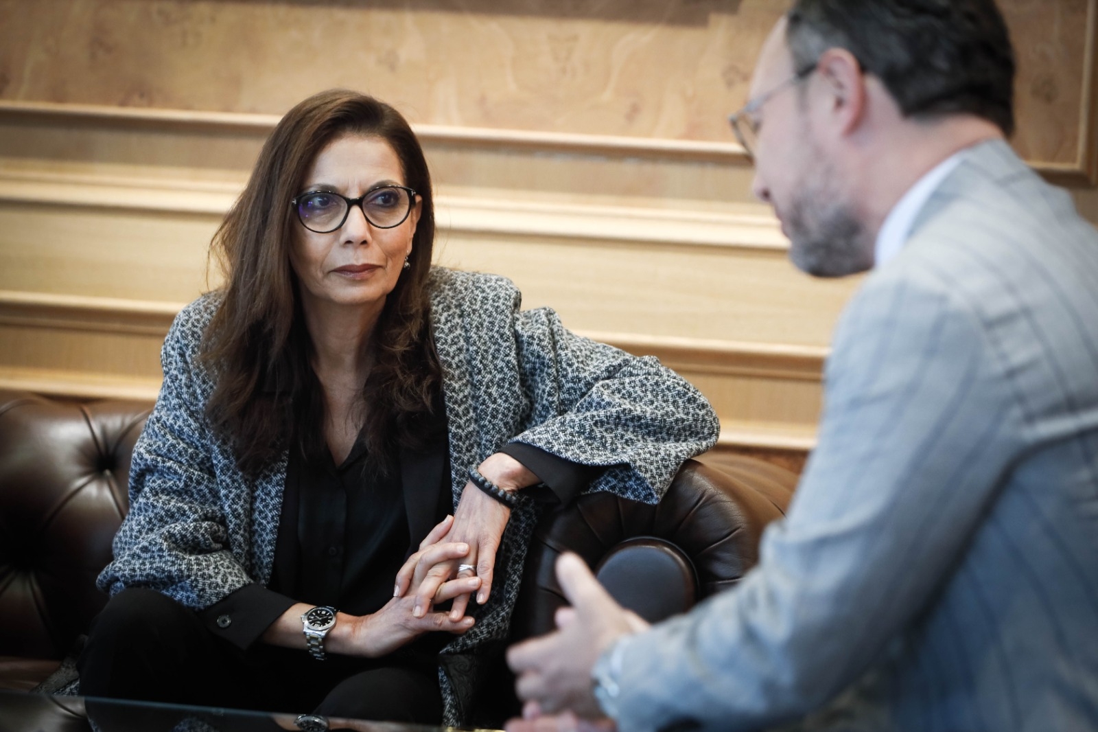La representant especial del secretari general de l’ONU sobre la violència envers els infants, Najat Maalla M’jid, visita Andorra
