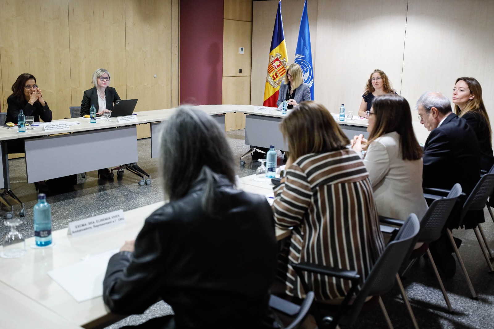 La representant especial del secretari general de l’ONU sobre la violència envers els infants, Najat Maalla M’jid, visita Andorra