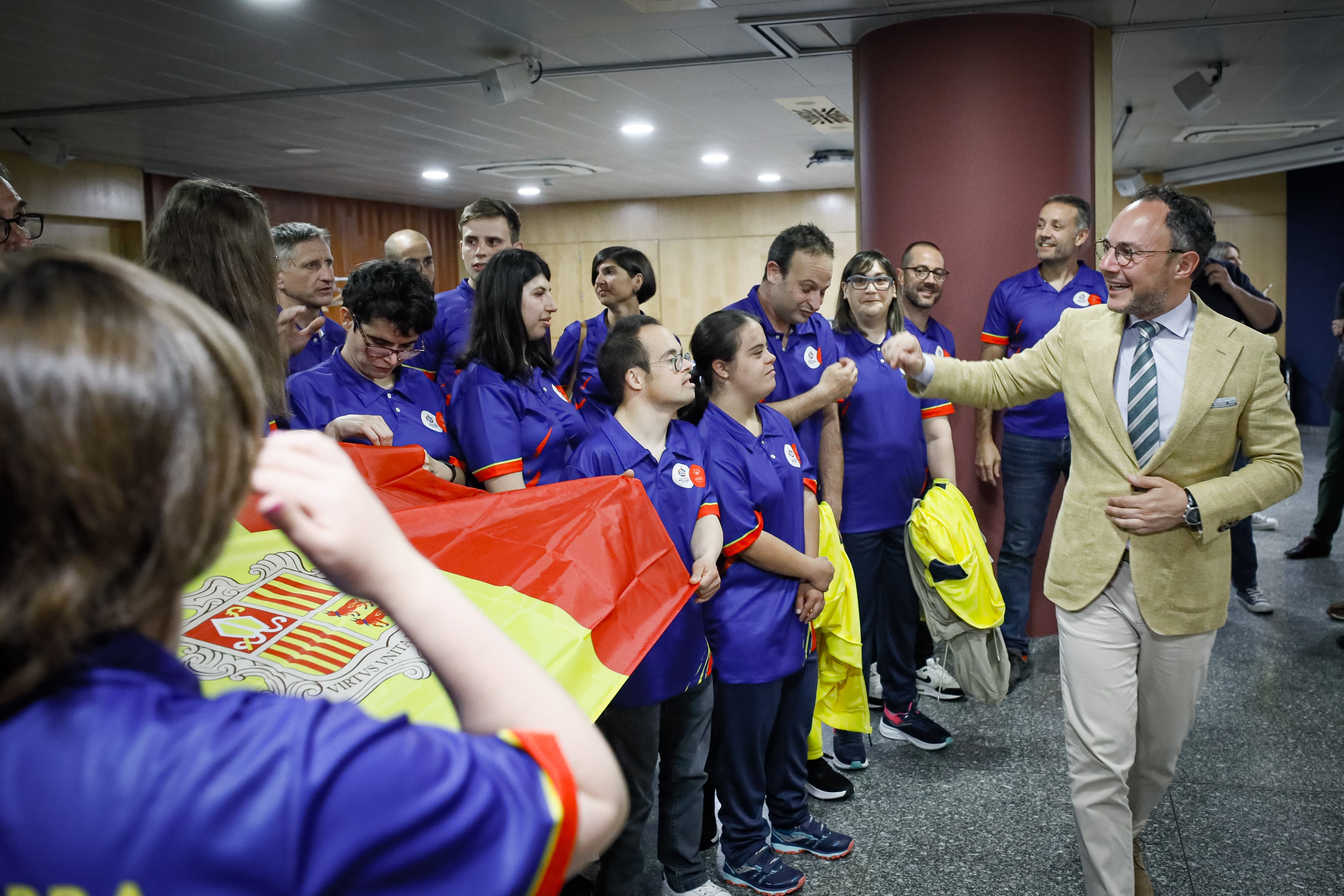 El Govern rep la delegació andorrana dels Special Olympics