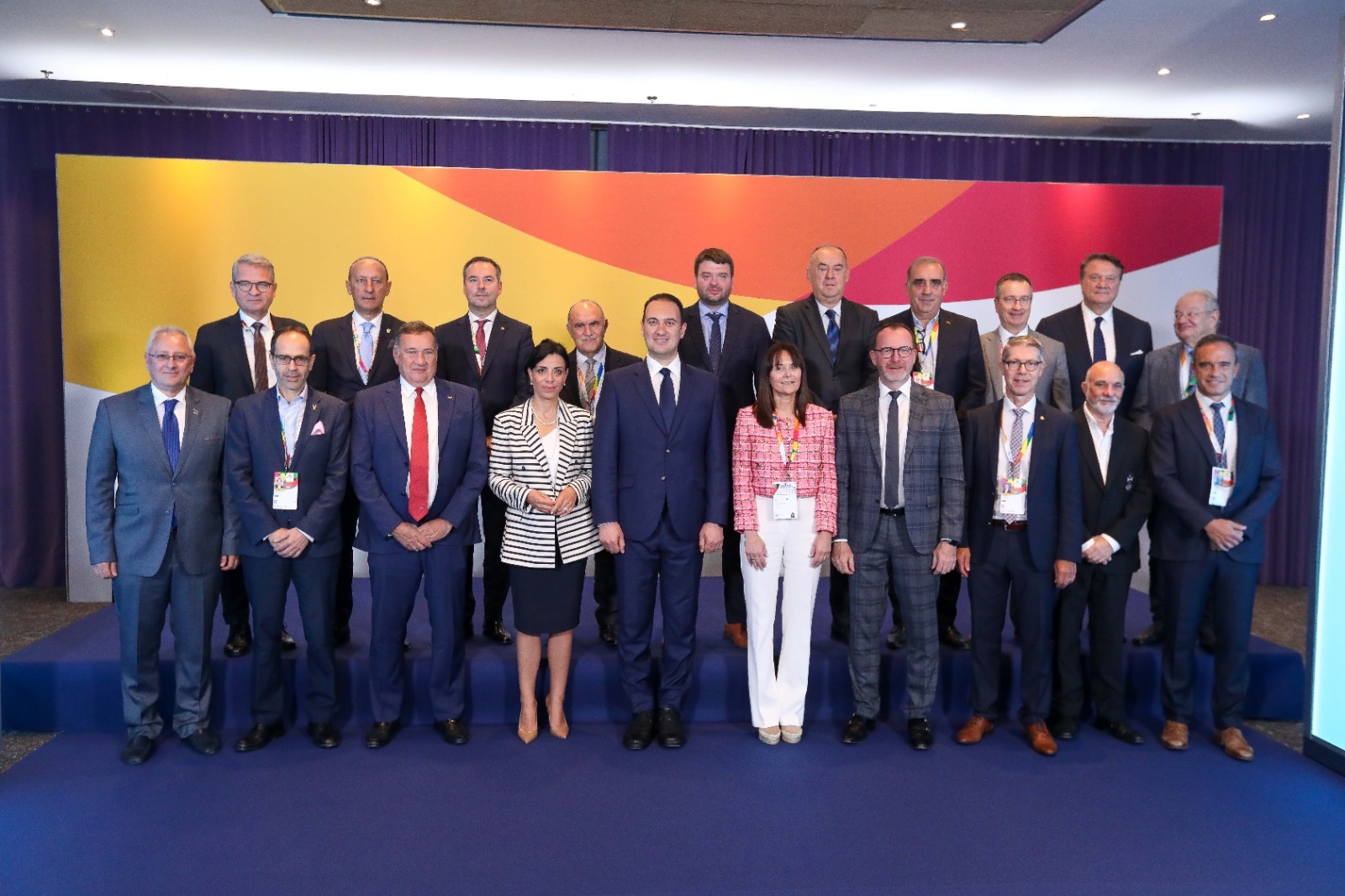 La ministra Mònica Bonell assisteix a la cerimònia inaugural dels Jocs dels Petits Estat de Malta