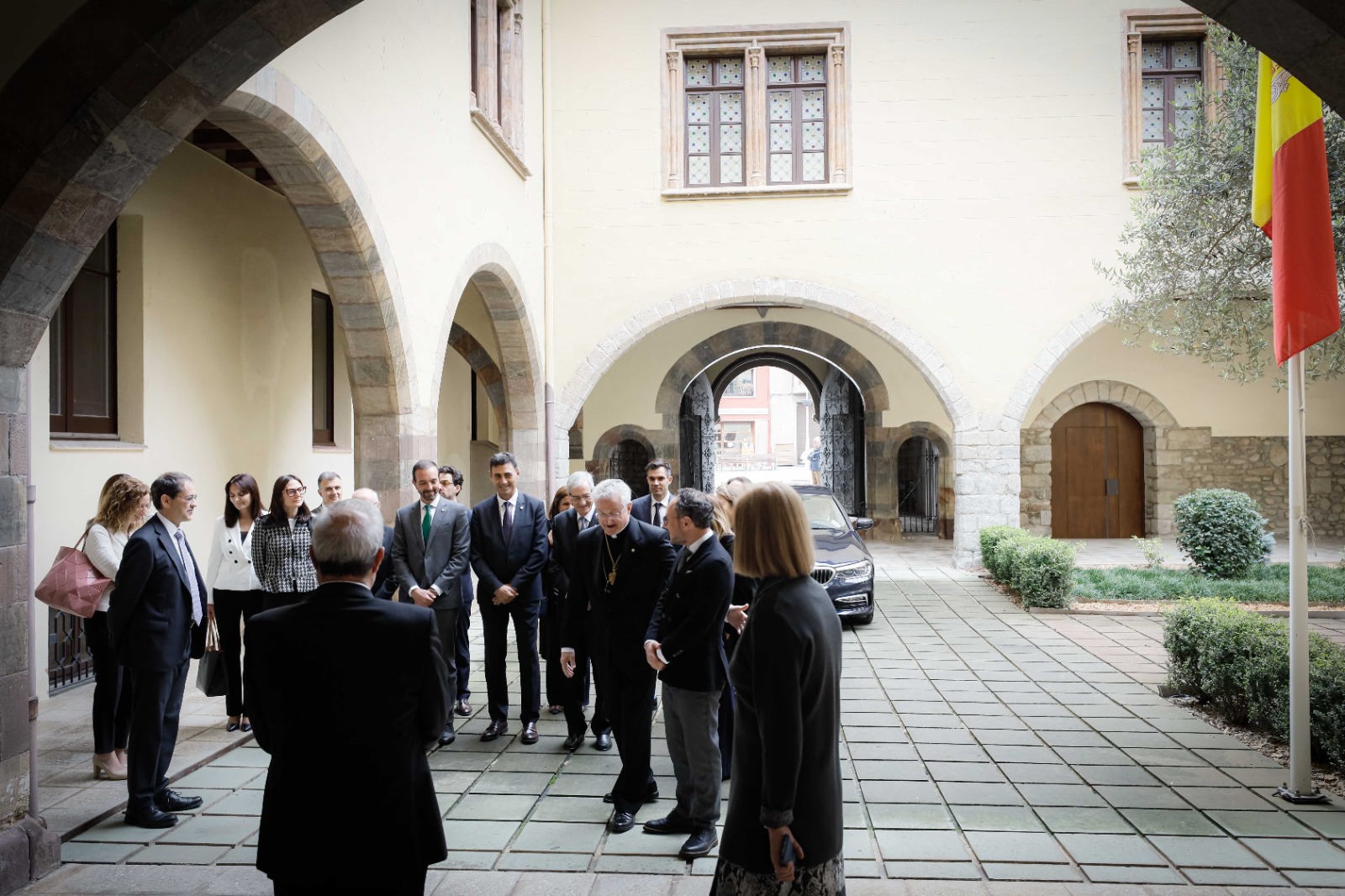 L’equip de Govern es reuneix amb el copríncep episcopal a Palau
