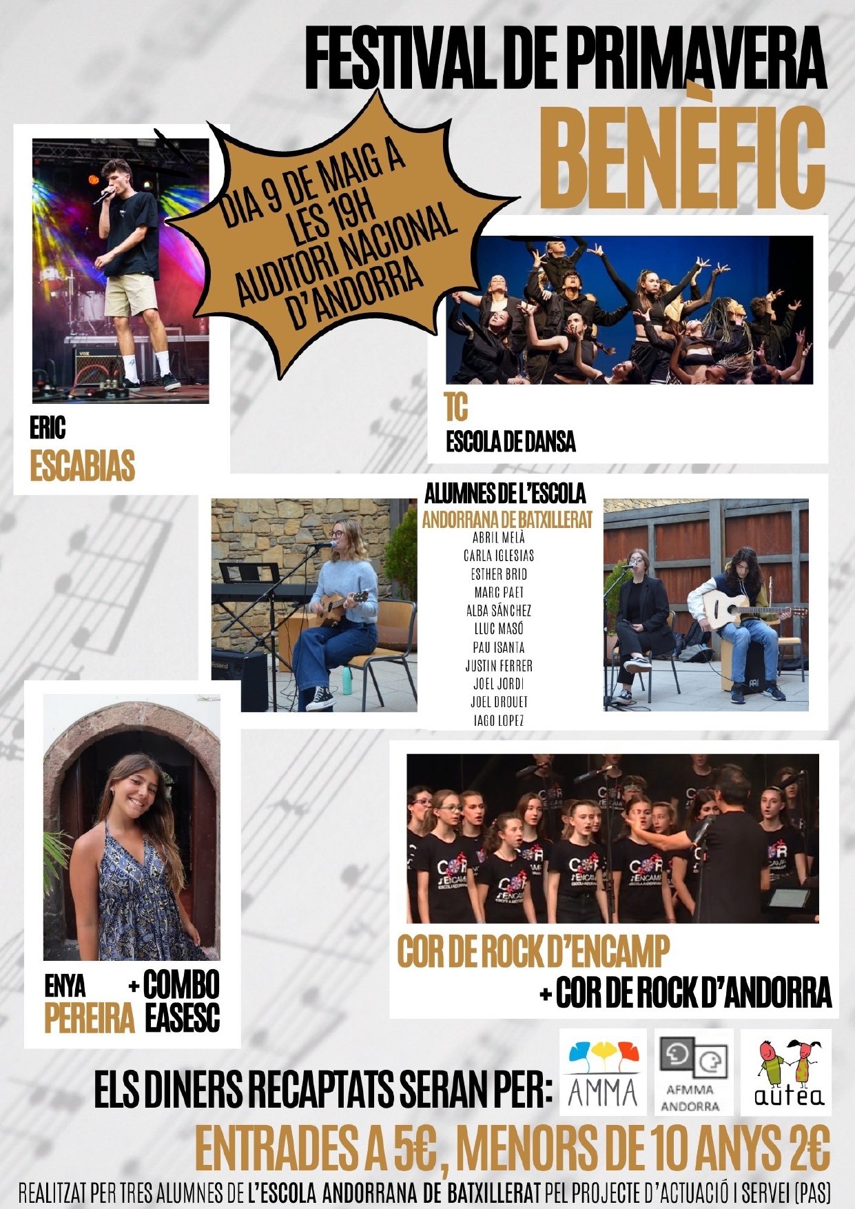 Els alumnes de Batxillerat organitzen un Festival solidari de Primavera