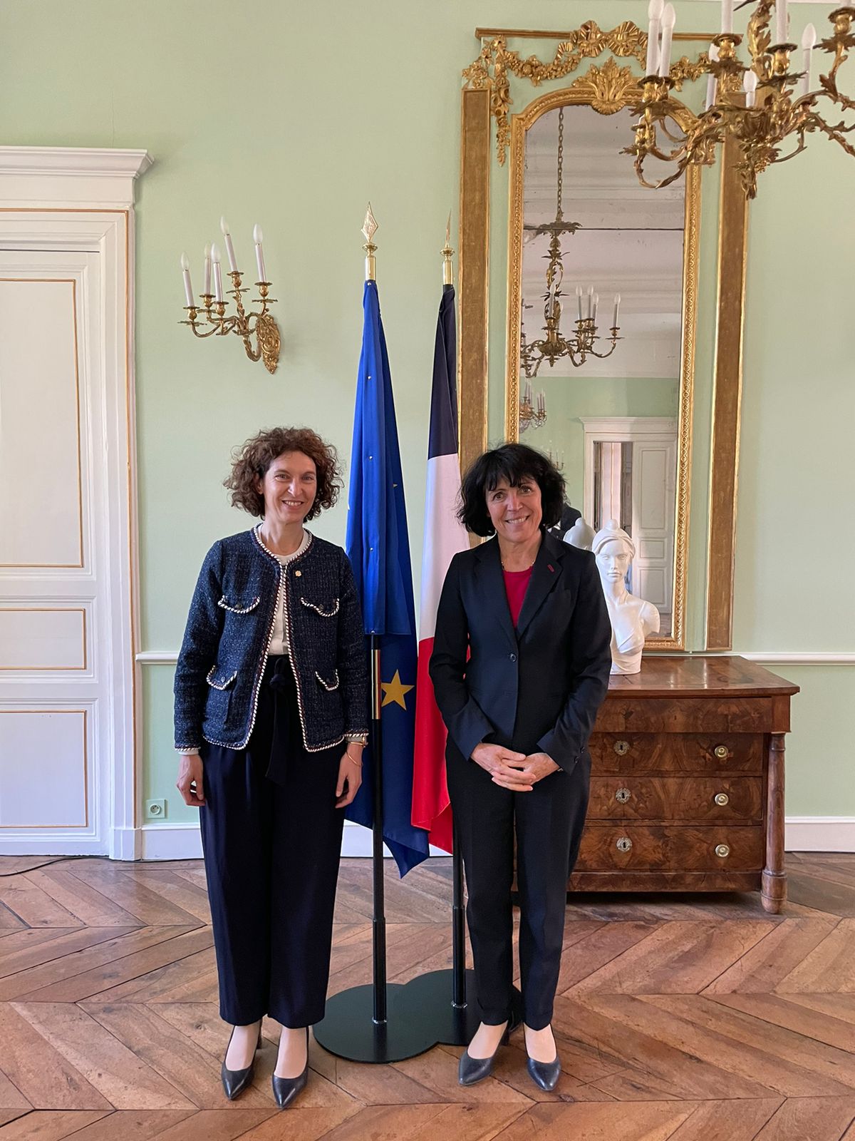 La ministra d’Afers Exteriors en funcions, Maria Ubach, es reuneix a Foix amb les màximes autoritats de l’Arieja per repassar les relacions transfrontereres