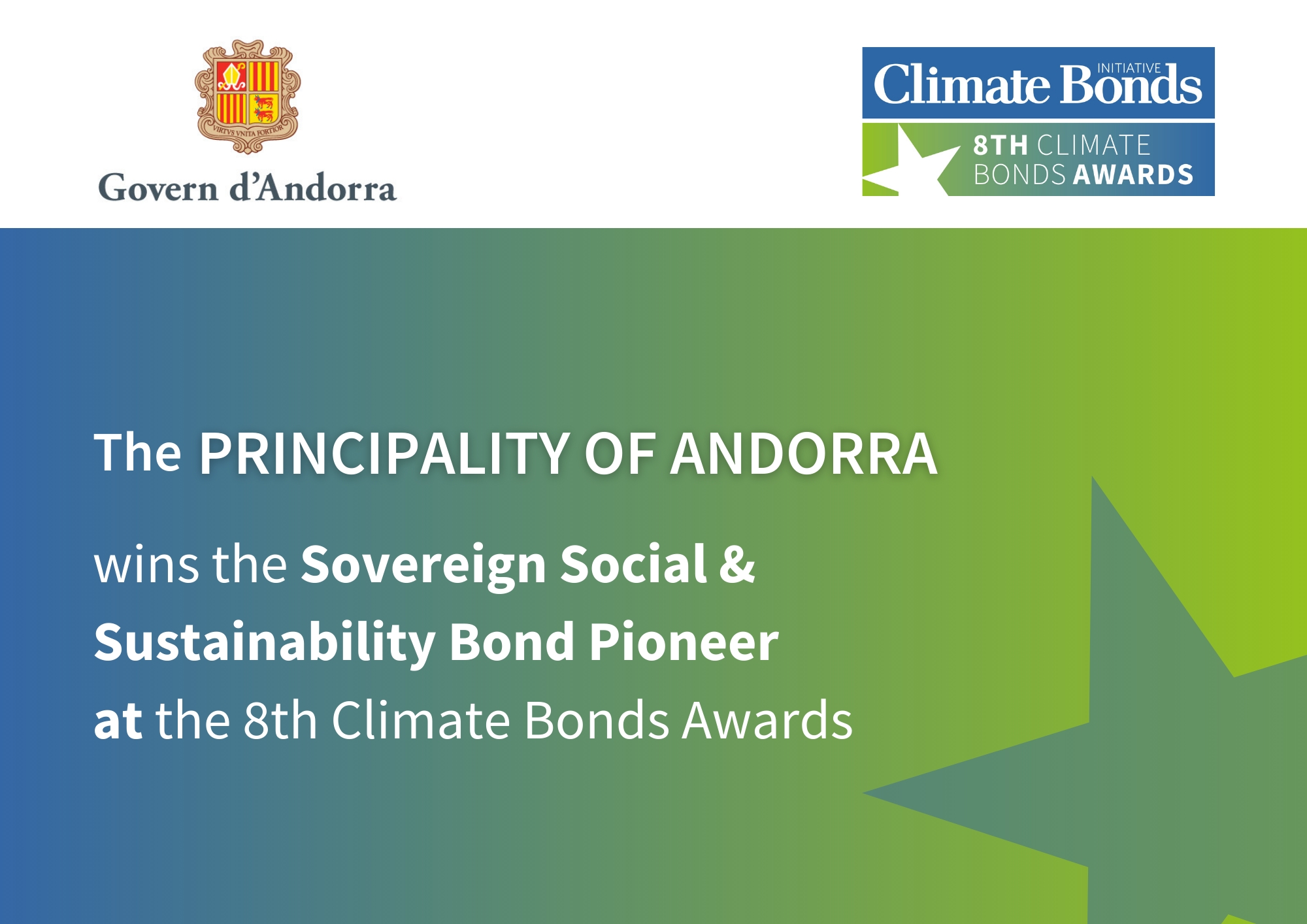 El Ministeri de Finances rep el guardó ‘Pioner en bons sobirans, socials i sostenibles’