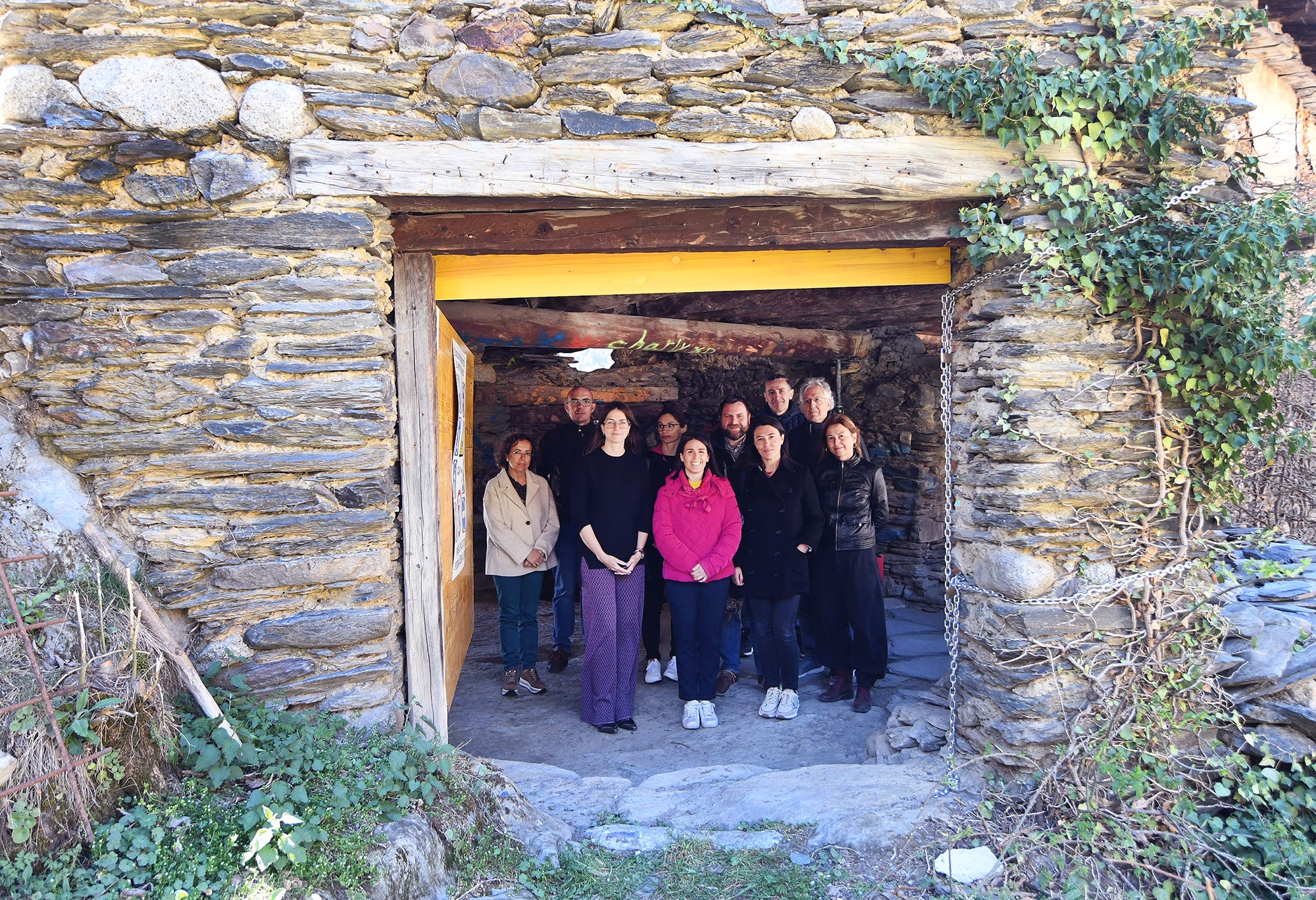 Les intervencions per a la rehabilitació del colomer de Cotxa continuen amb la recuperació de l’estabilitat estructural del bé patrimonial